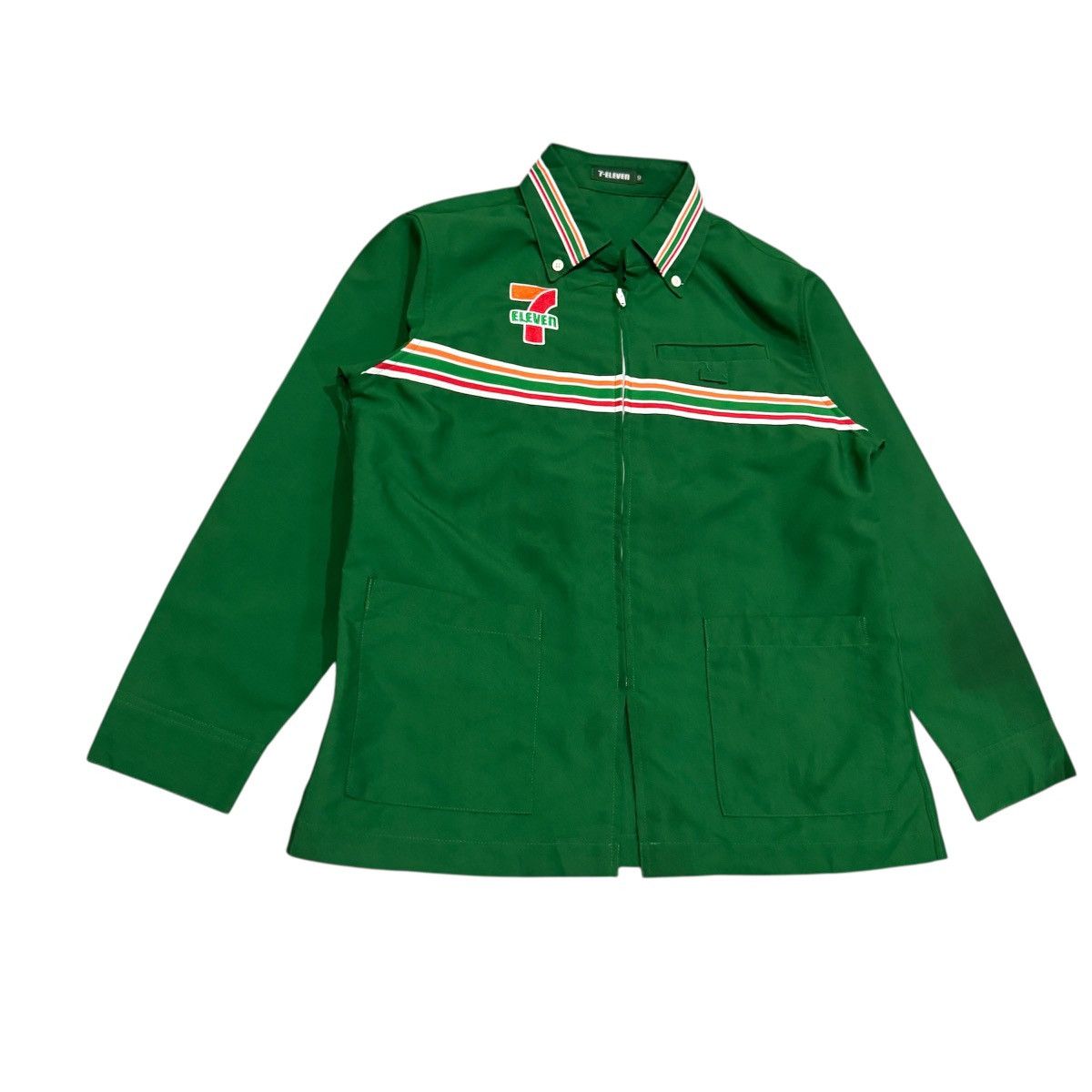 Japanese Brand Vintage 7-Eleven Japan Staff Uniform Jacket Workwear Size US M / EU 48-50 / 2 - 3 Thumbnail