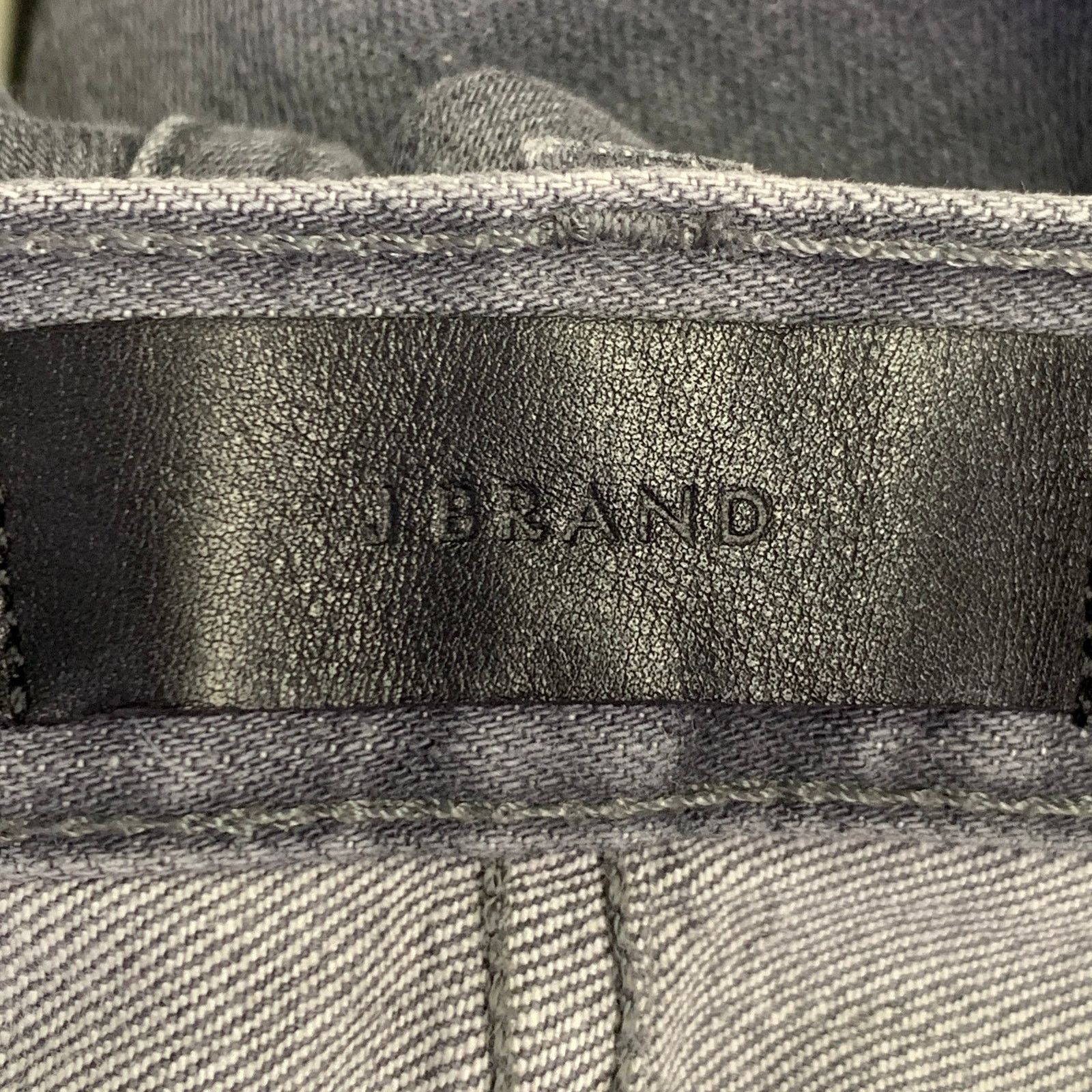 Other Tyler Grey Cotton Blend Selvedge Denim Slim Tapered Jeans Size US 31 - 4 Thumbnail