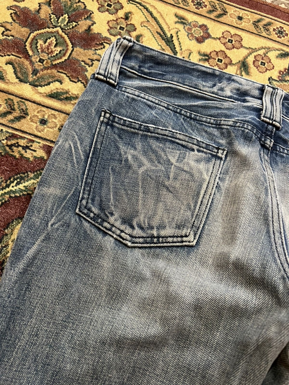 Japanese Brand ROAR CROSS PISTOL DISTRESSED JEANS Size 30" / US 8 / IT 44 - 19 Thumbnail