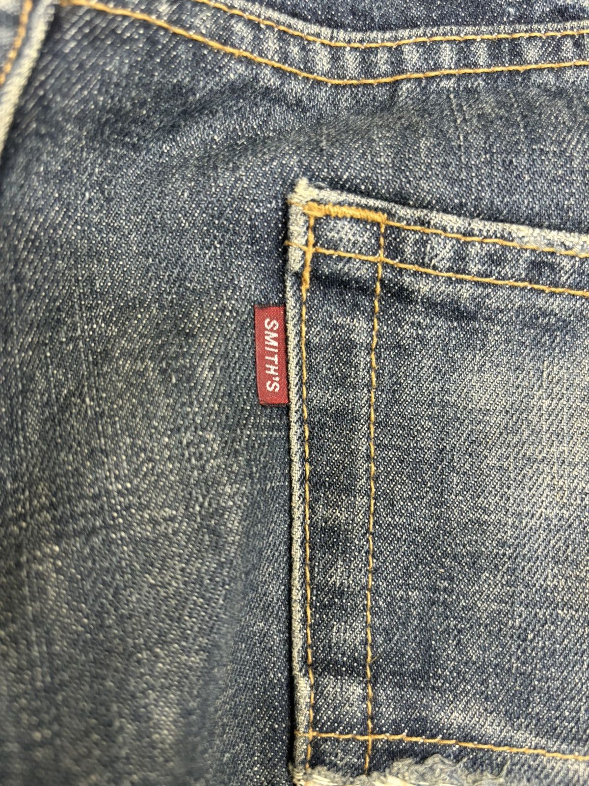 Designer SMITH's Distressed Rip&Repair Rare Sick Dope Denim F552 Size US 30 / EU 46 - 21 Thumbnail