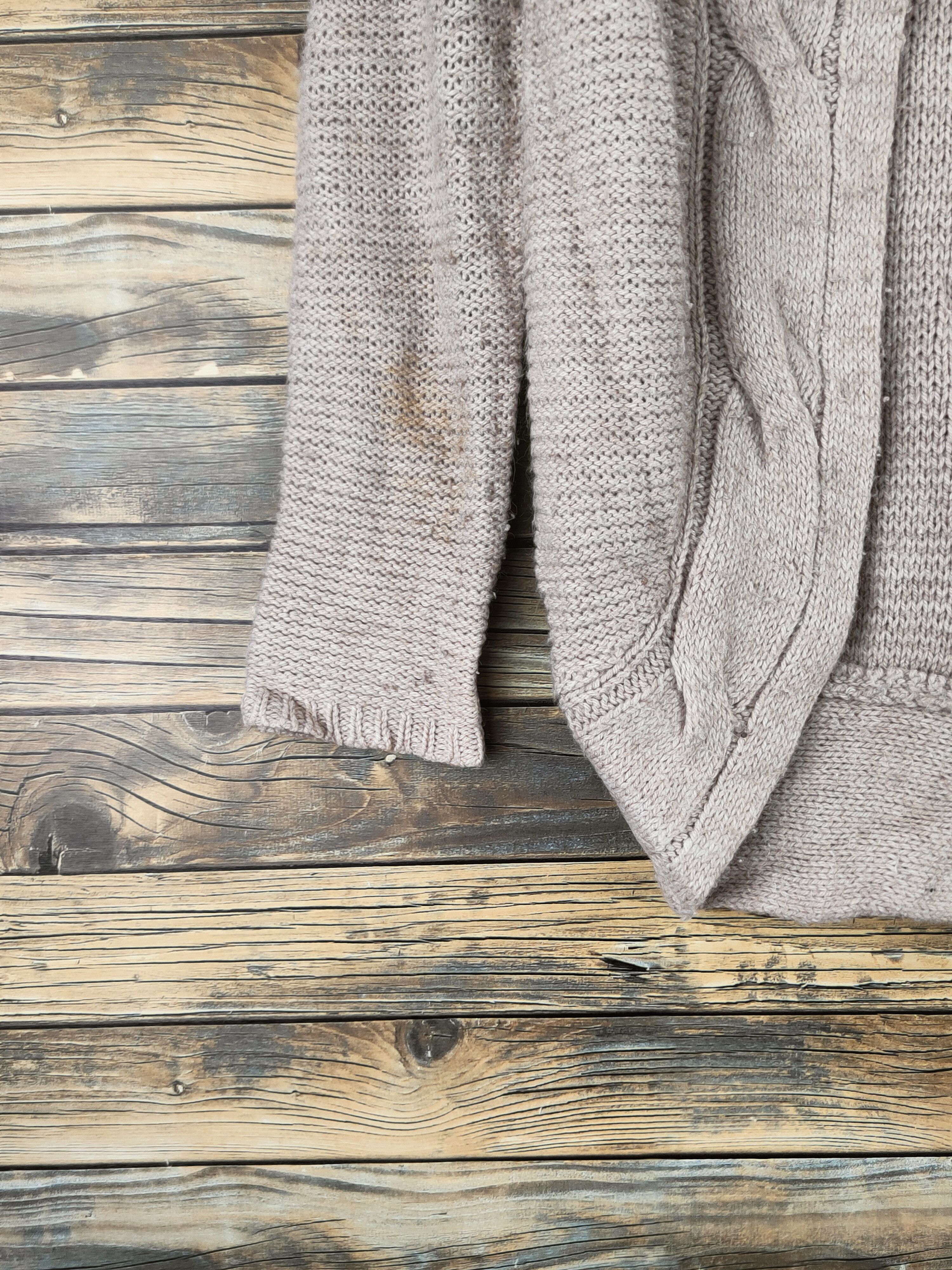 Japanese Brand DL Galloria Beige Knitwear Cardigans #46-551 Size M / US 6-8 / IT 42-44 - 4 Thumbnail