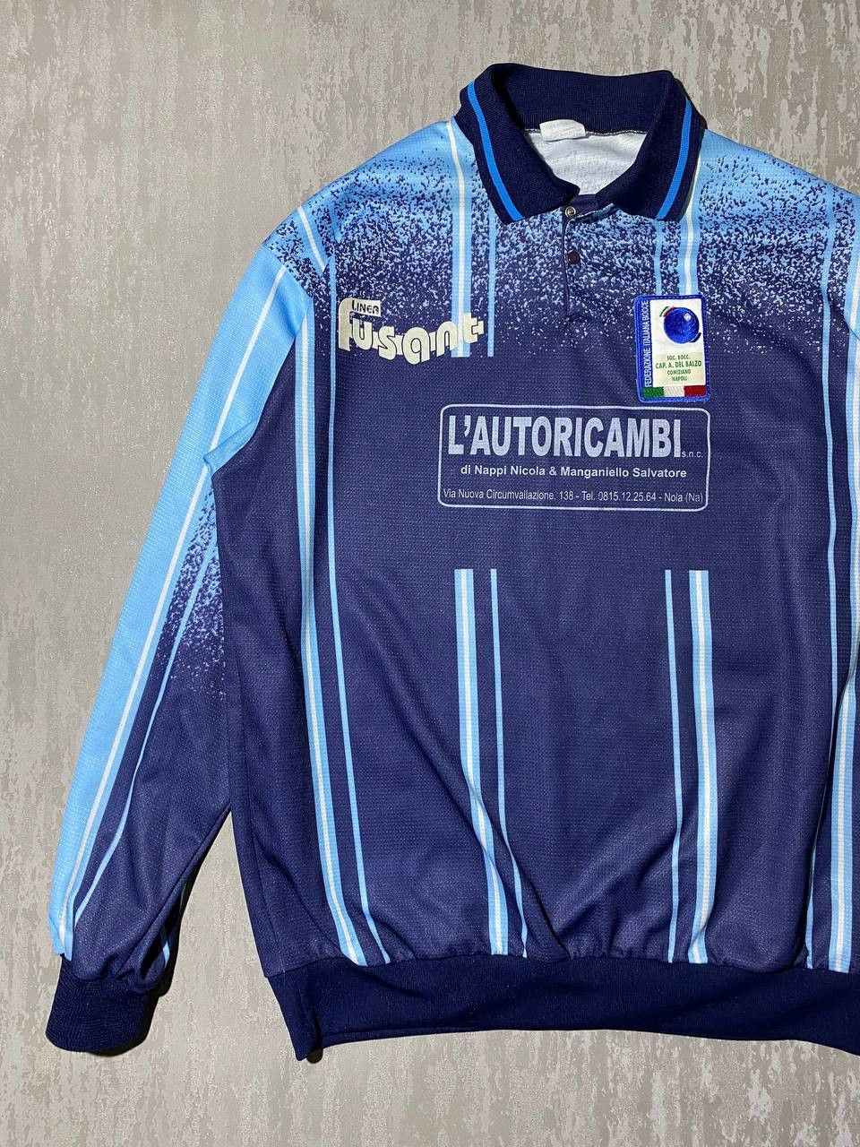 Vintage Vintage 90's Federazione Italy Napoli Bowling longsleeve Size US XL / EU 56 / 4 - 2 Thumbnail