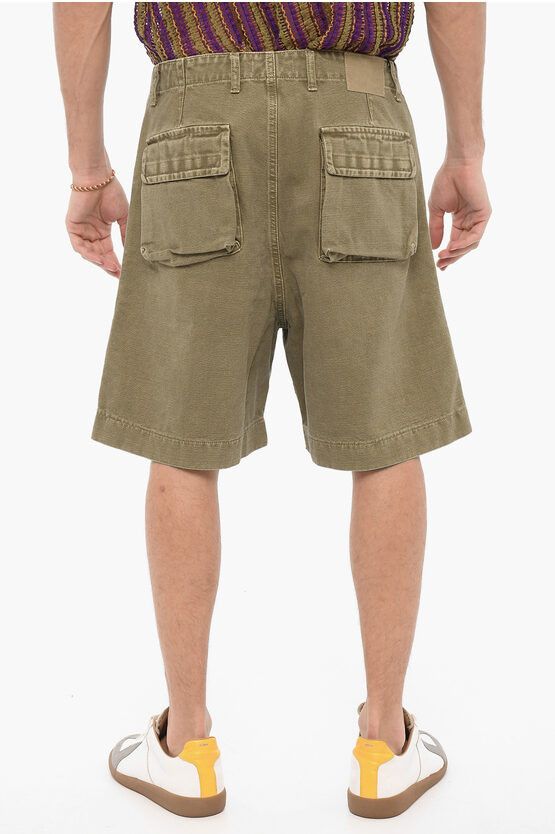 1989 STUDIO o1y0525 Short in Military Green Size US 29 - 3 Thumbnail