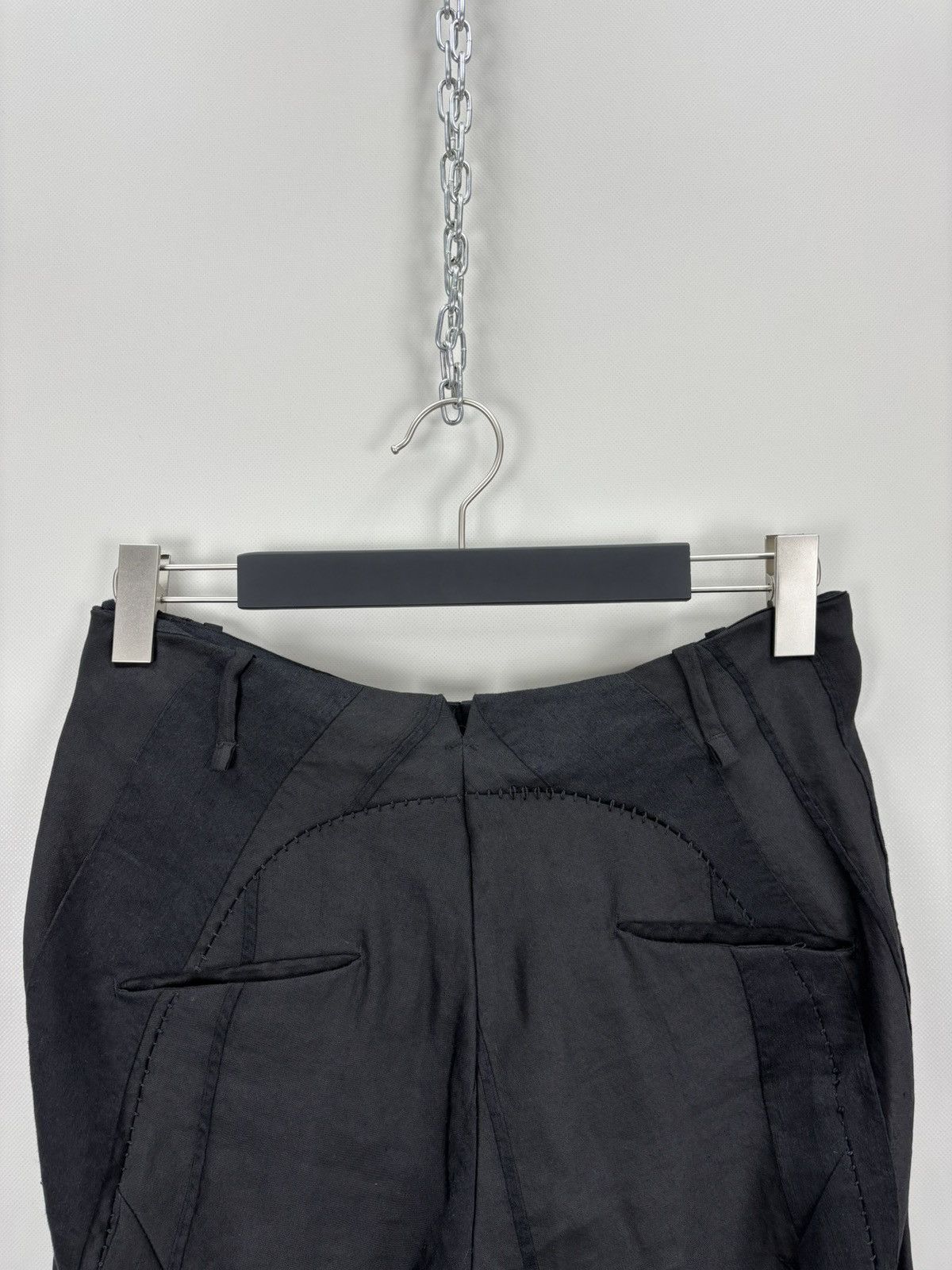 Masnada Womens linen pants Masnada Size 44 Color Black Size 30" / US 8 / IT 44 - 10 Thumbnail