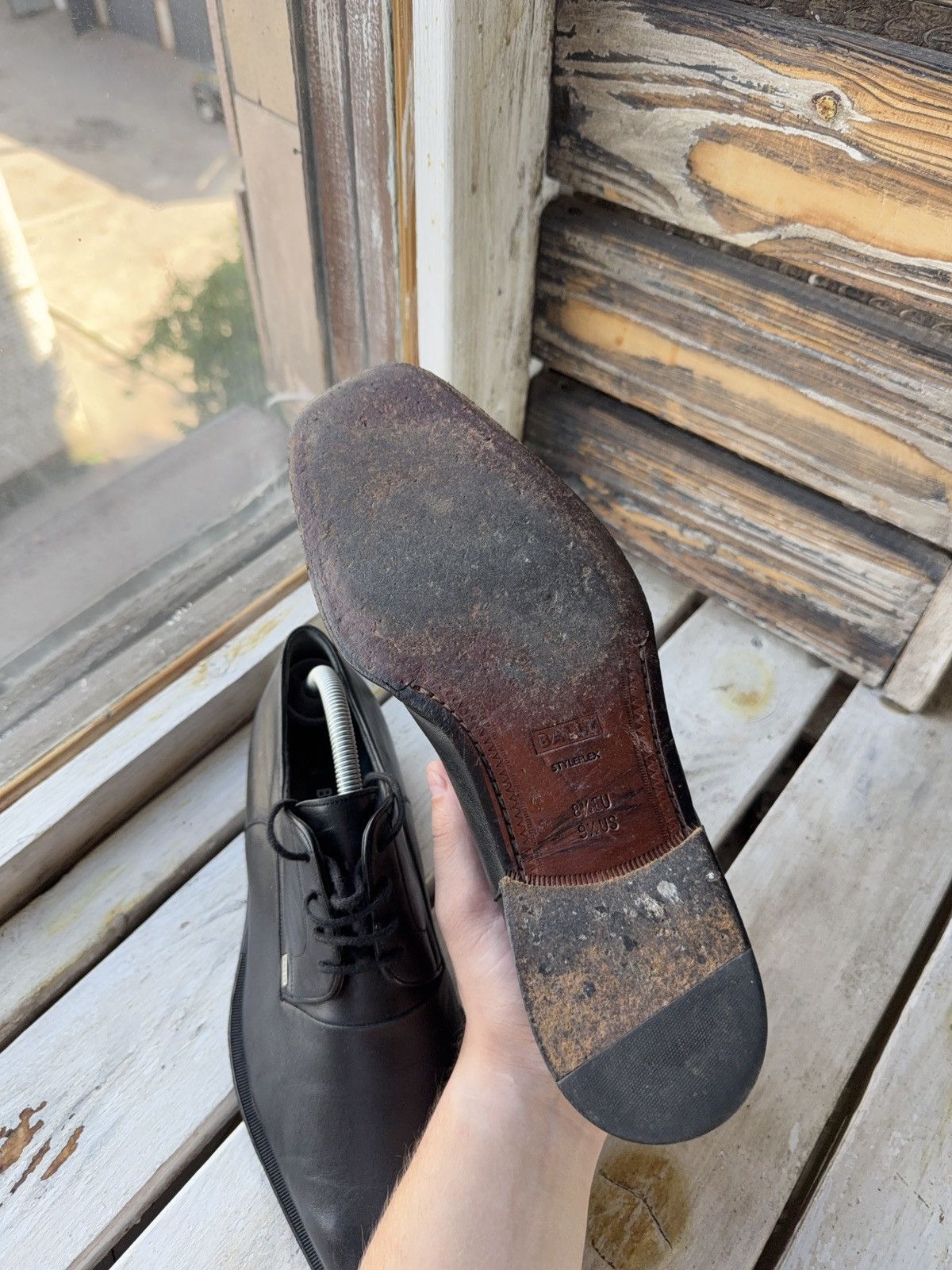 Bally Bally Styleflex Black Leather Derby Shoes –8.5 UK / 9.5 US Size US 9.5 / EU 42-43 - 12 Thumbnail