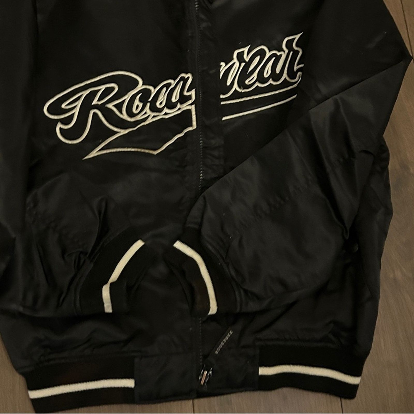 Rocawear Y2K Vintage RocaWear Logo Spell Out Varsity SBomber Jacket Size US M / EU 48-50 / 2 - 11 Thumbnail