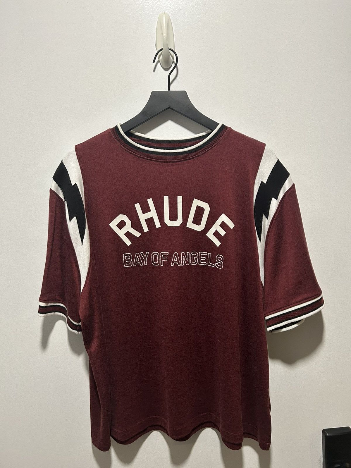 Rhude Rhude Lightning Jersey Tee Size US M / EU 48-50 / 2 - 1 Thumbnail