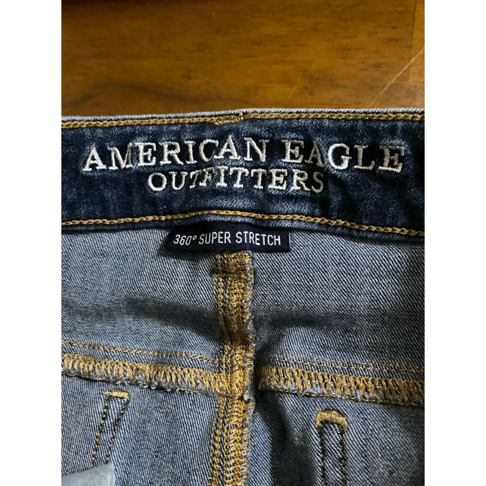 American Eagle Outfitters American Eagle Women sz 8 Jeans Jegging 360 Super Stretch Hi Rise AEO Denim Blue Size 30" / US 8 / IT 44 - 3 Thumbnail