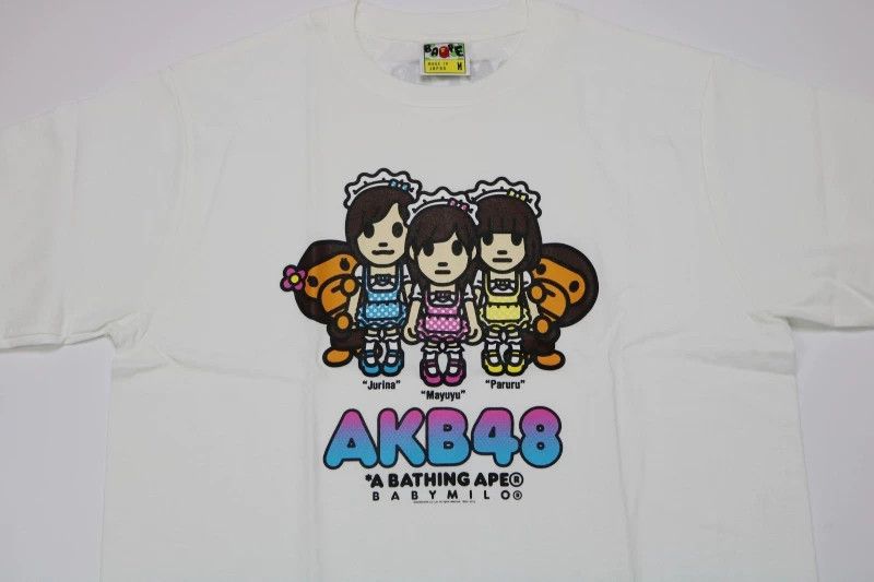 Bape BAPE X AKB48 Collab Jurina Mayuyu Paruru Tee M New Rare Size US M / EU 48-50 / 2 - 5 Thumbnail