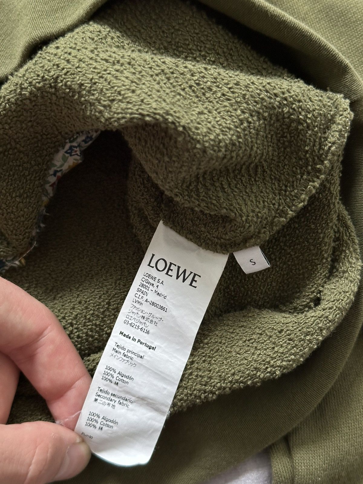 Loewe Loewe Slim Fit Anagram Flowers Logo Embroidered Sweatshirt Size US S / EU 44-46 / 1 - 8 Thumbnail