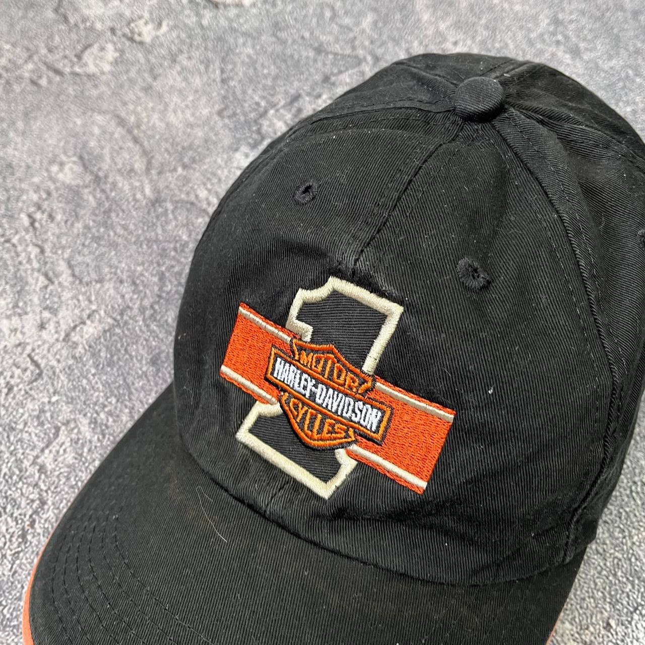 Harley Davidson Vintage Harley Davidson Motorcycle Bikers Cap Made In USA Size ONE SIZE - 7 Thumbnail