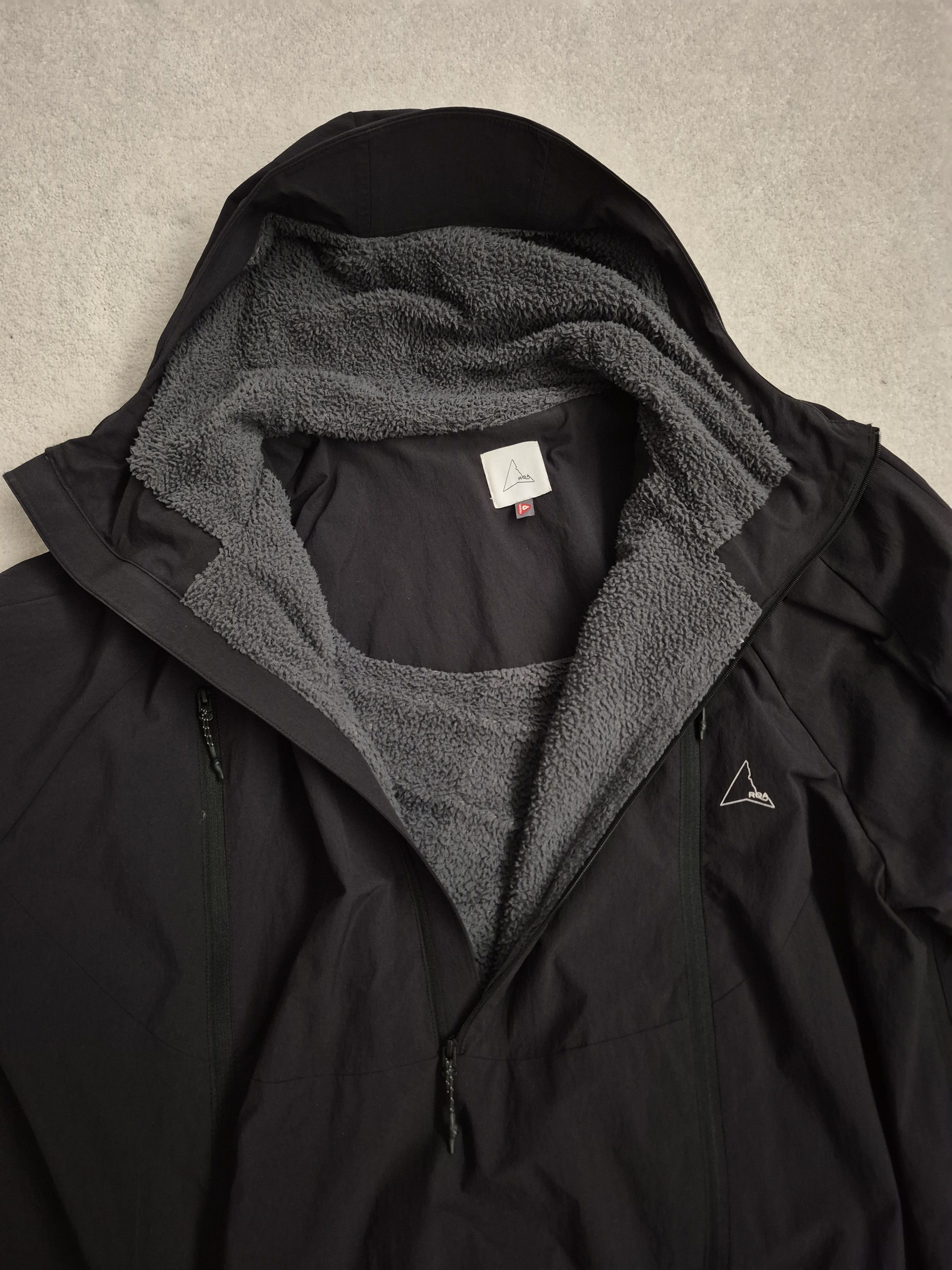 ROA ROA overhead rain jacket fleece Anorak black Size US M / EU 48-50 / 2 - 2 Thumbnail