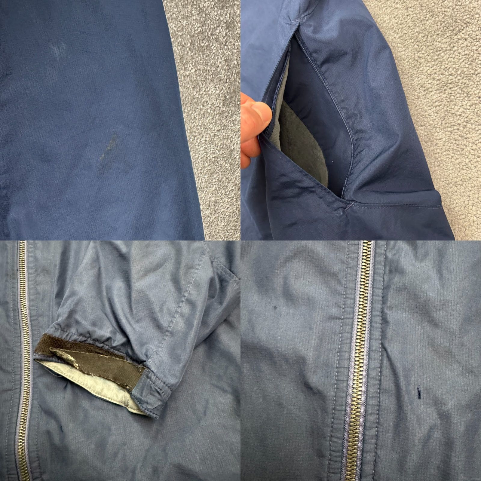 Nike Nike Jacket Mens Large Blue Full Zip Windbreaker Storm Fit Outdoor Sports Active Size US L / EU 52-54 / 3 - 8 Thumbnail