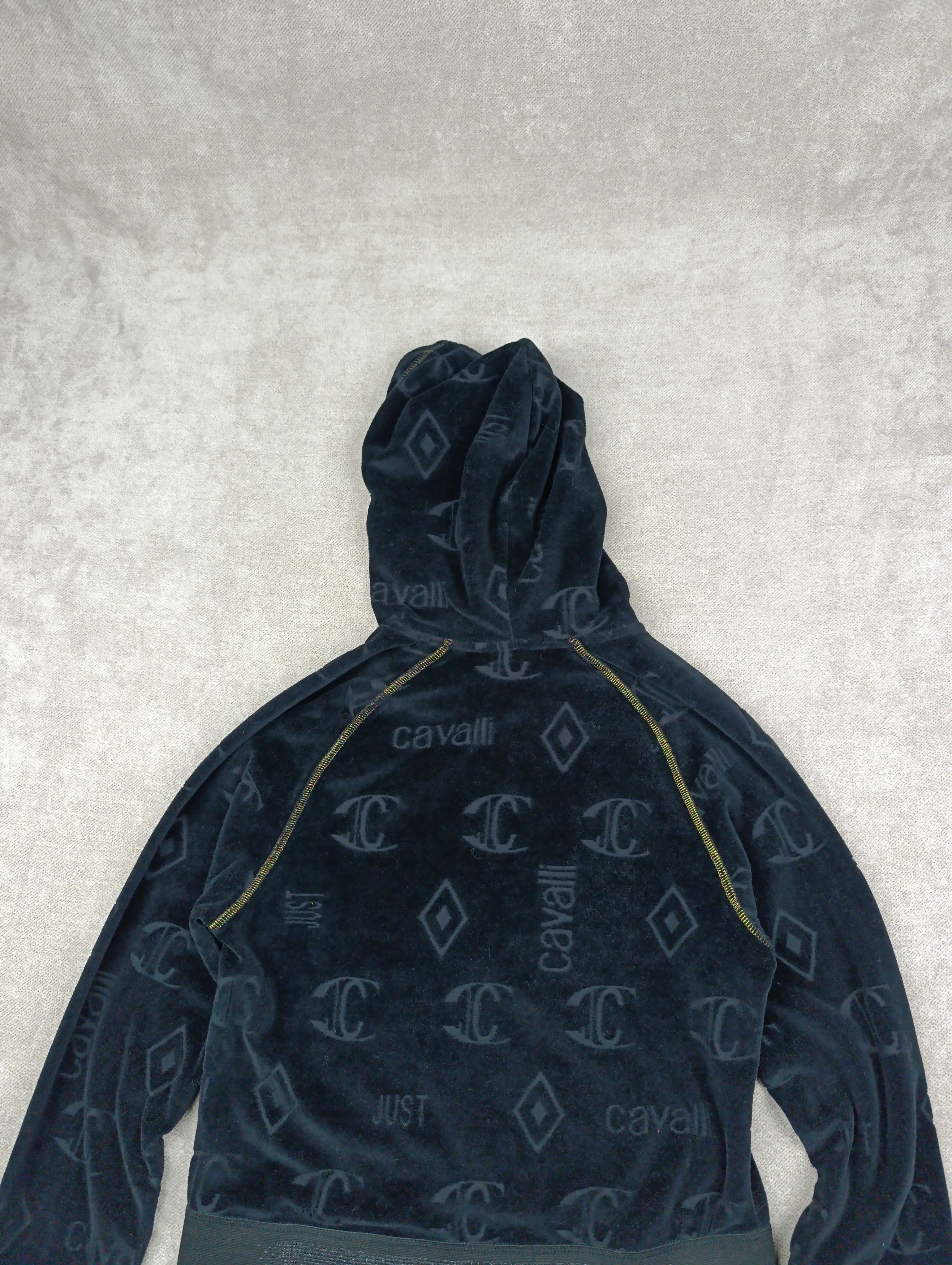 Just Cavalli JUST ROBERTO CAVALLI UNDERWEAR VELOUR MONOGRAM HOODIE Size S / US 4 / IT 40 - 14 Thumbnail