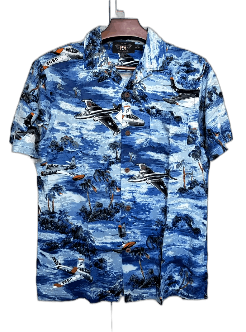 RRL Ralph Lauren RRL Hawaiian Print Short Sleeve Shirt-2508 Size US M / EU 48-50 / 2 - 1 Thumbnail