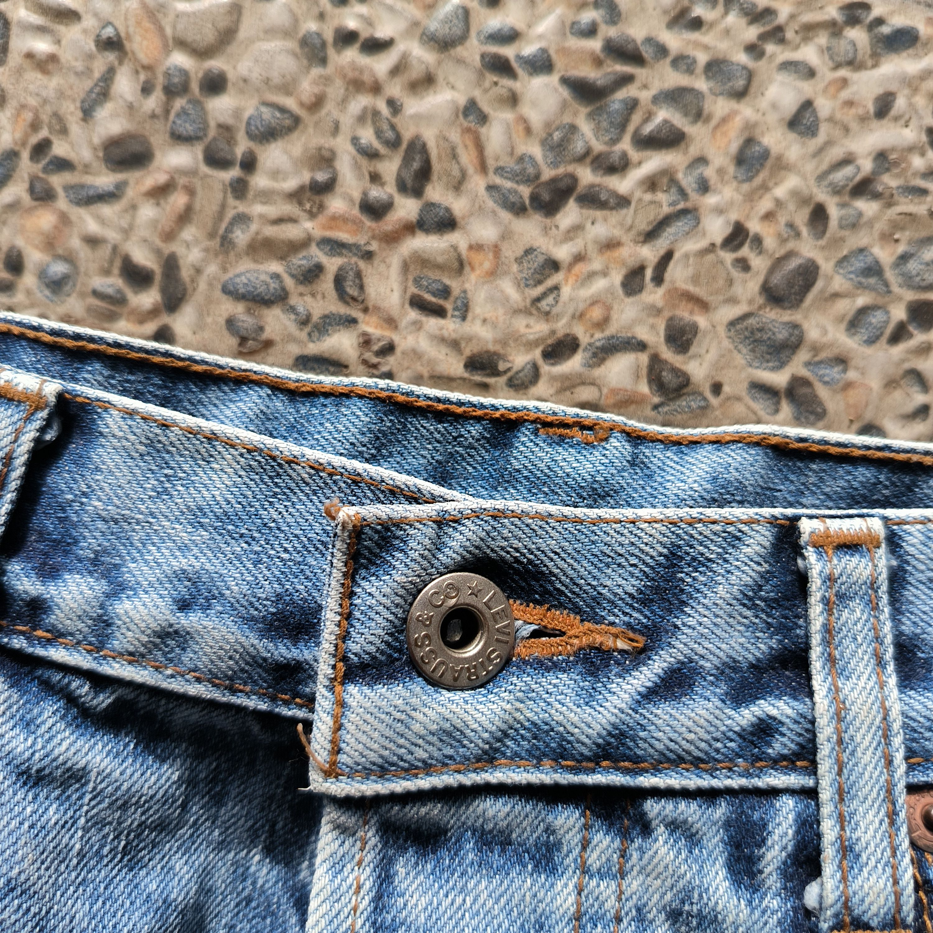 Levi's Vintage 1980s Levis 701XX Big E Selvedge Jeans Size US 30 / EU 46 - 11 Thumbnail