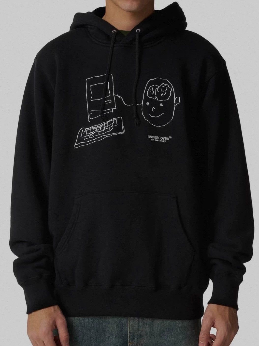 Undercover UNDERCOVER JUN TAKAHASHI Embrd Hoodie Black 5 Size US XXL / EU 58 / 5 - 7 Thumbnail