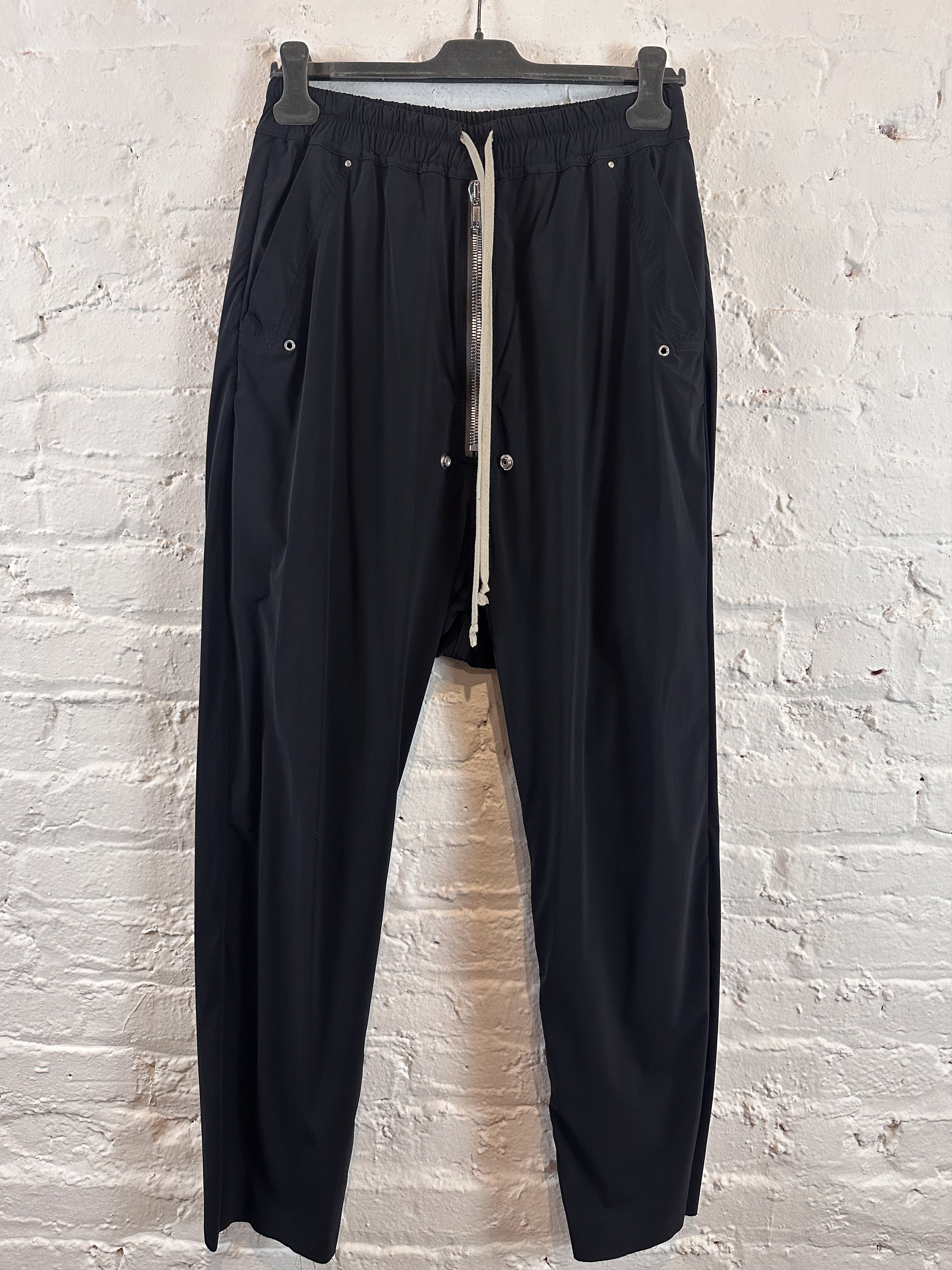 Rick Owens Rick Owens SS21 Bela Drawstring Stretch Nylon Trousers ...