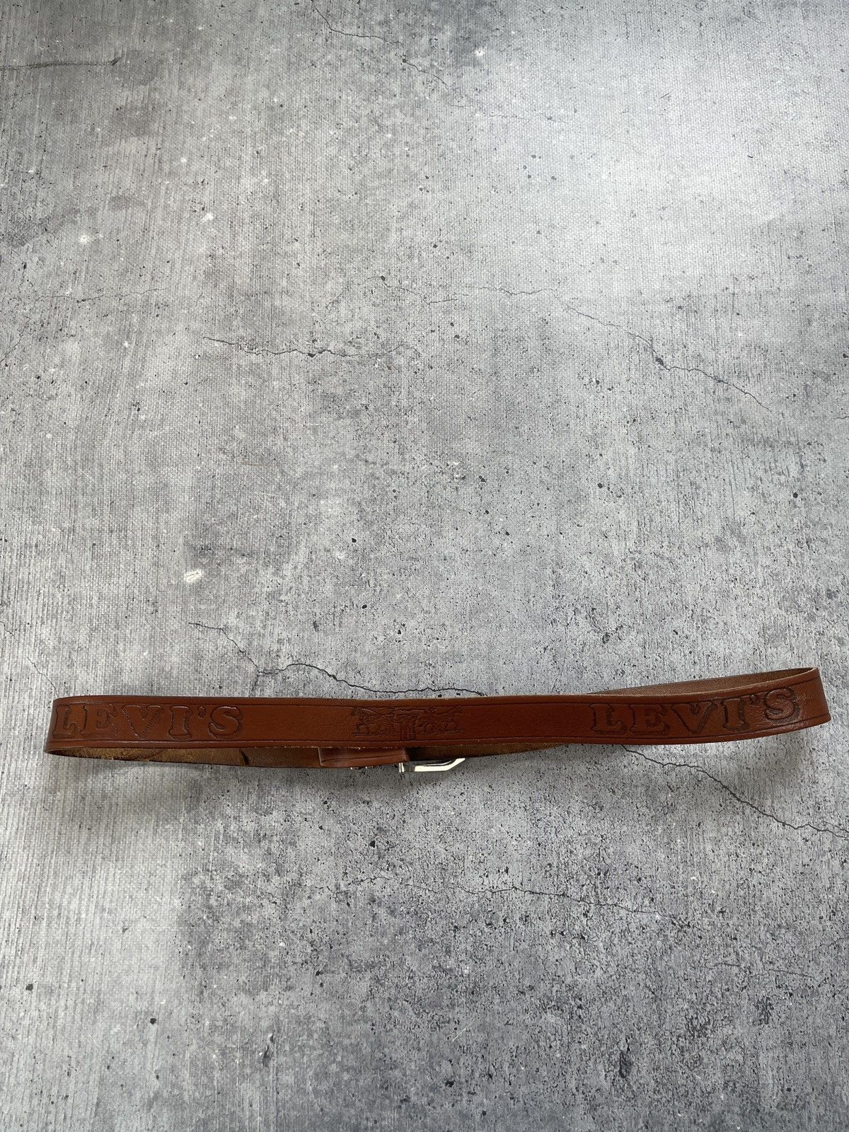 Other Vintage Levis Belt Brown Leather Y2K Size ONE SIZE - 5 Thumbnail