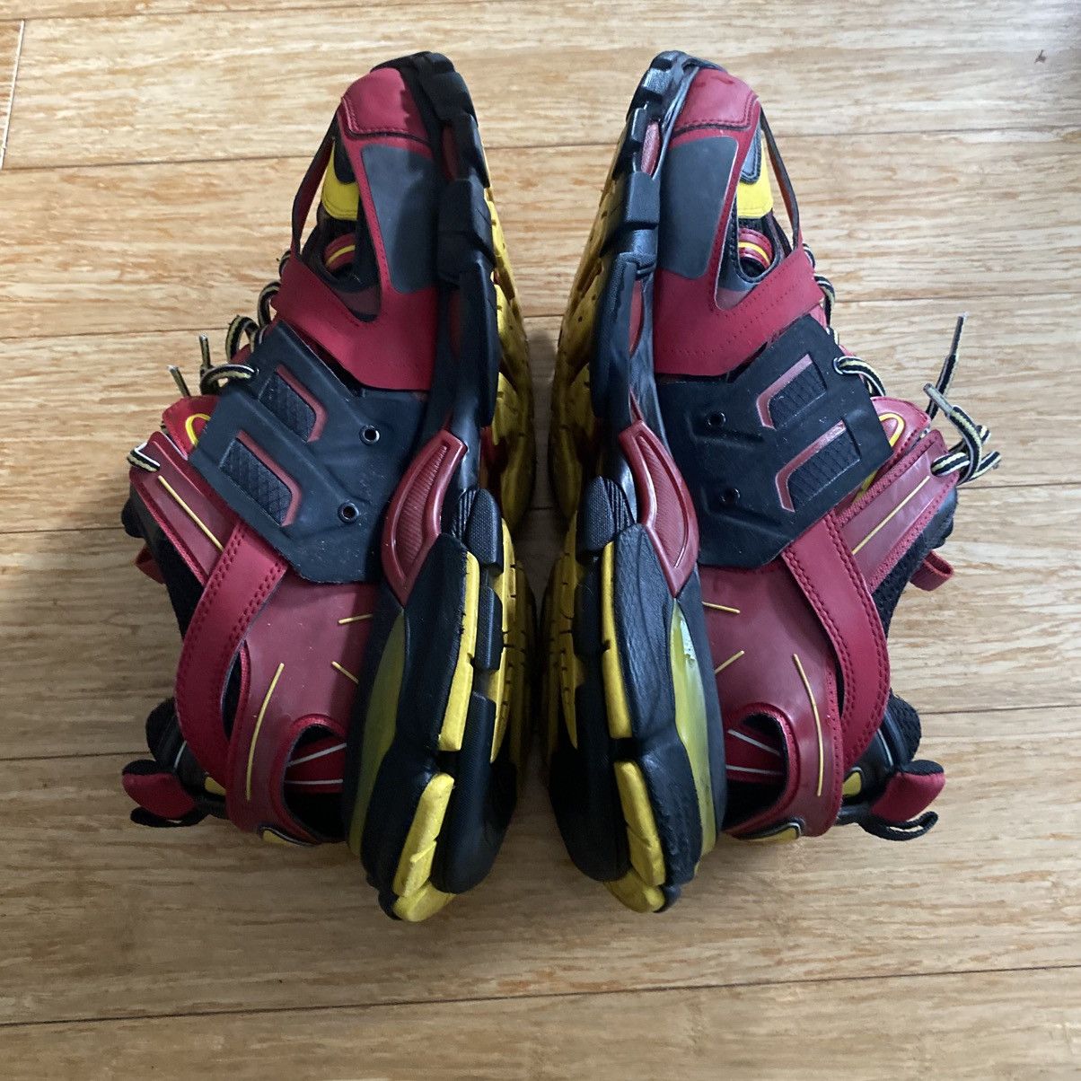Balenciaga Balenciaga Track Sneaker (SS19) - Bordeaux/Yellow/Black Size US 10 / EU 43 - 5 Thumbnail