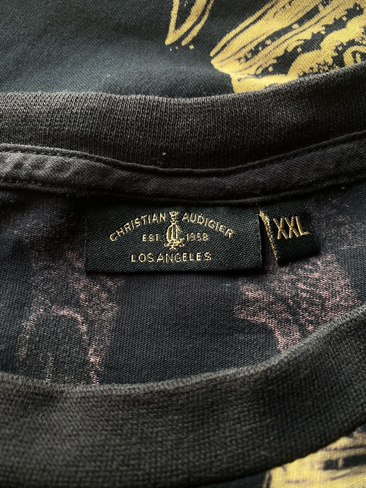 Christian Audigier Ed Hardy By Christian Audiger With Rhinestone Tattoo Artwork Size US XXL / EU 58 / 5 - 7 Thumbnail