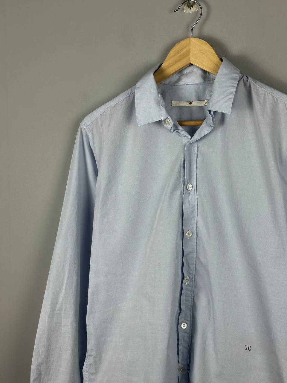 Golden Goose Golden Goose Deluxe Brand Avant Garde GG Logo Shirt Size US L / EU 52-54 / 3 - 3 Thumbnail