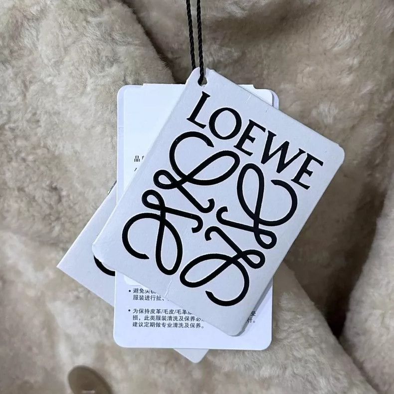 Loewe LOEWE A beige Teddy coat Size 4XL / US 24-26 - 7 Thumbnail