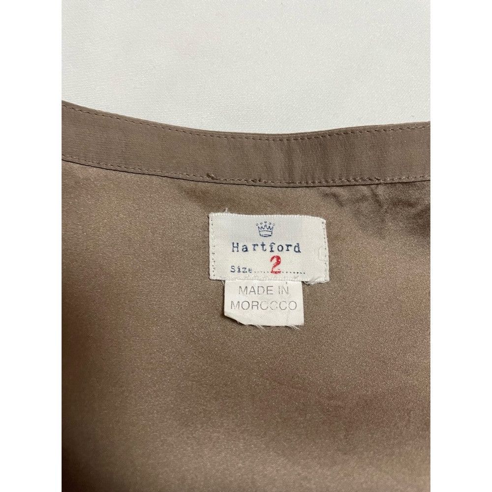 Hartford Hartford Sleeveless Silk Beige Dress Size 2 US S Size S / US 4 / IT 40 - 7 Thumbnail