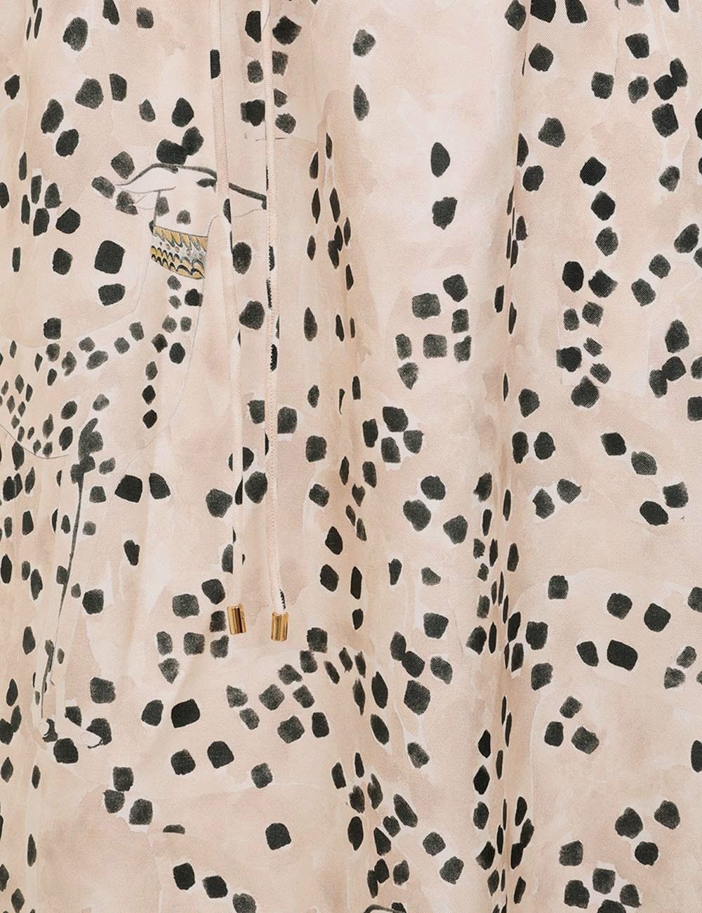 Zimmermann oc11z0925 Illustration Billow Dress in Multicolor Size L / US 10 / IT 46 - 6 Thumbnail