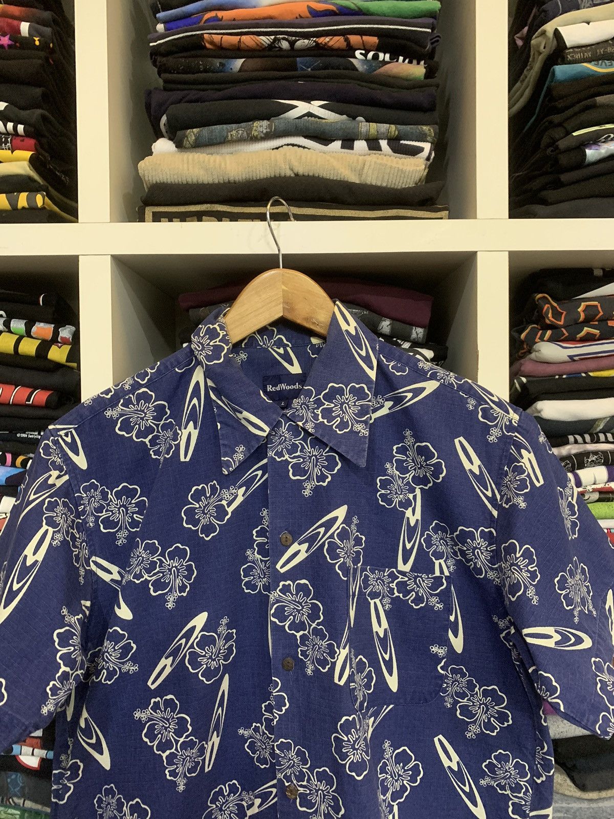 Vintage Vintage Redwoods Hawaiian Shirt Size US L / EU 52-54 / 3 - 3 Thumbnail