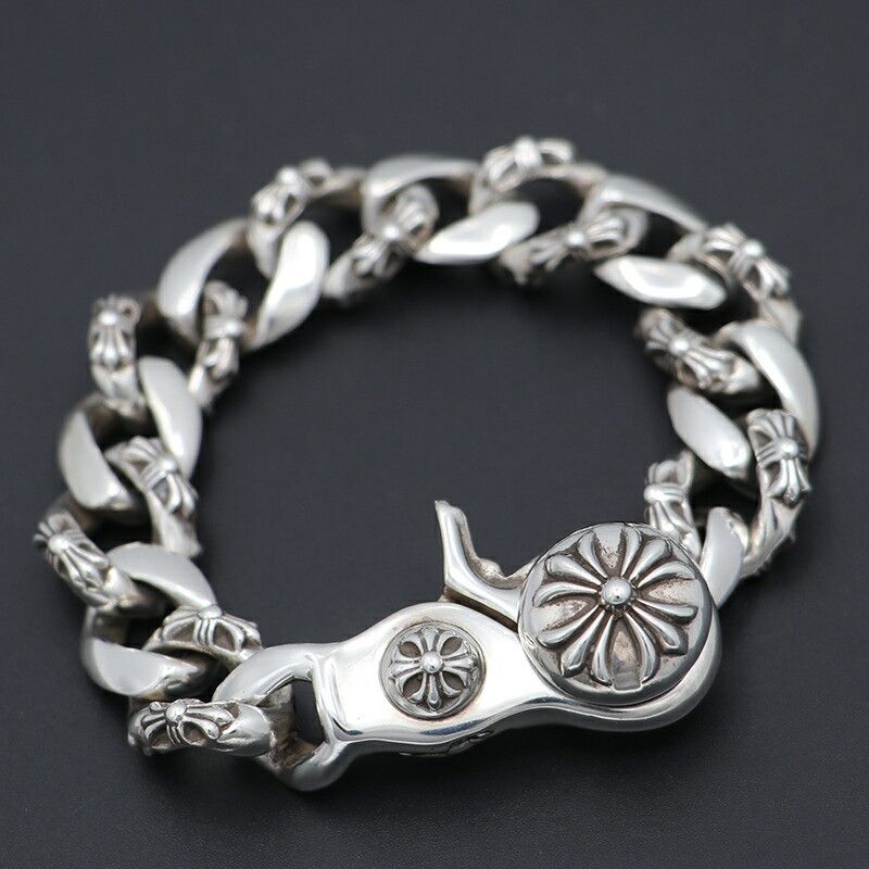 Chrome Hearts Chrome Hearts Fancy Link Clip Bracelet - 13 Link Size ONE SIZE - 1 Thumbnail
