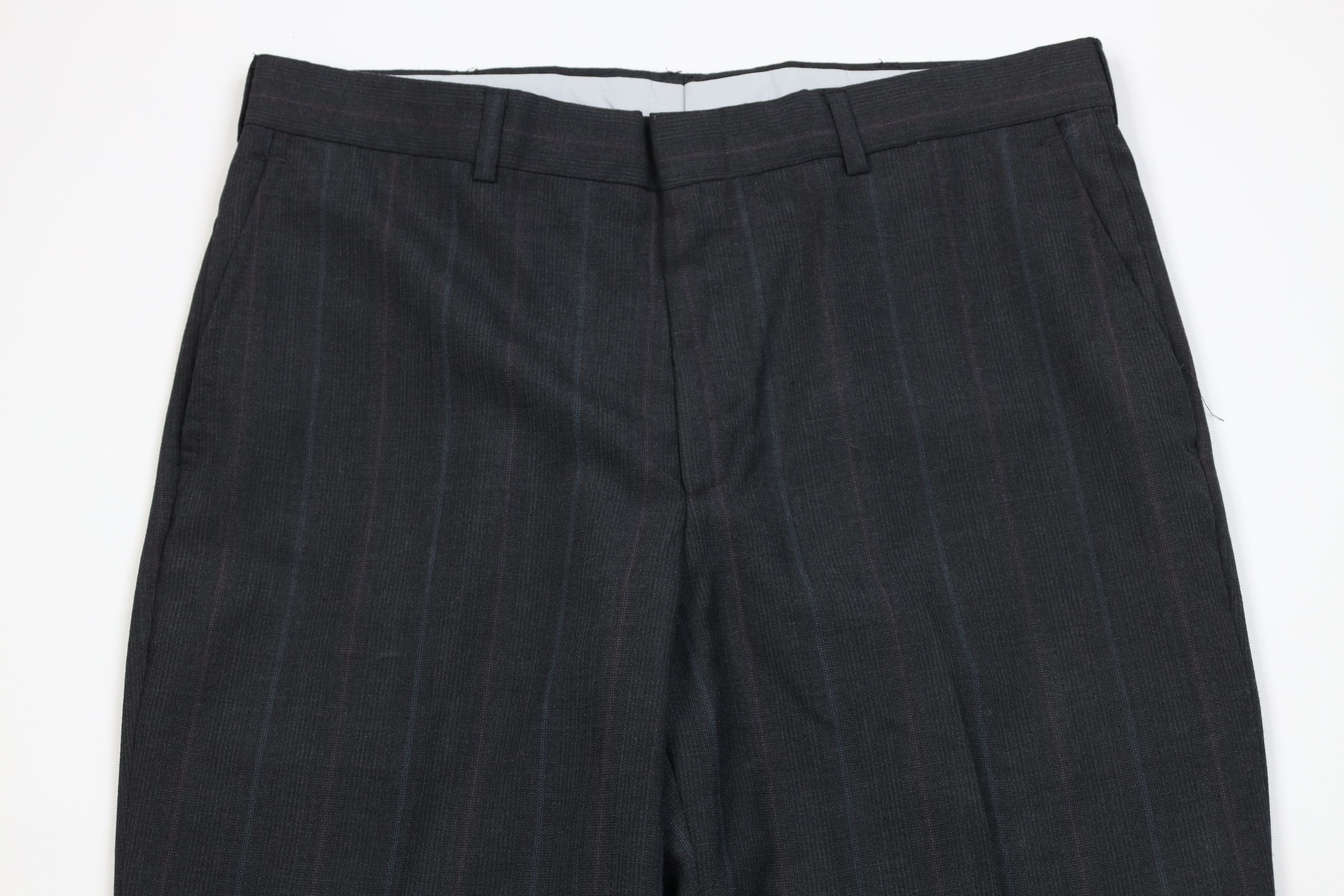 Vintage Vintage 90s Streetwear Striped Wide Leg Chino Pants USA Size US 34 / EU 50 - 2 Thumbnail