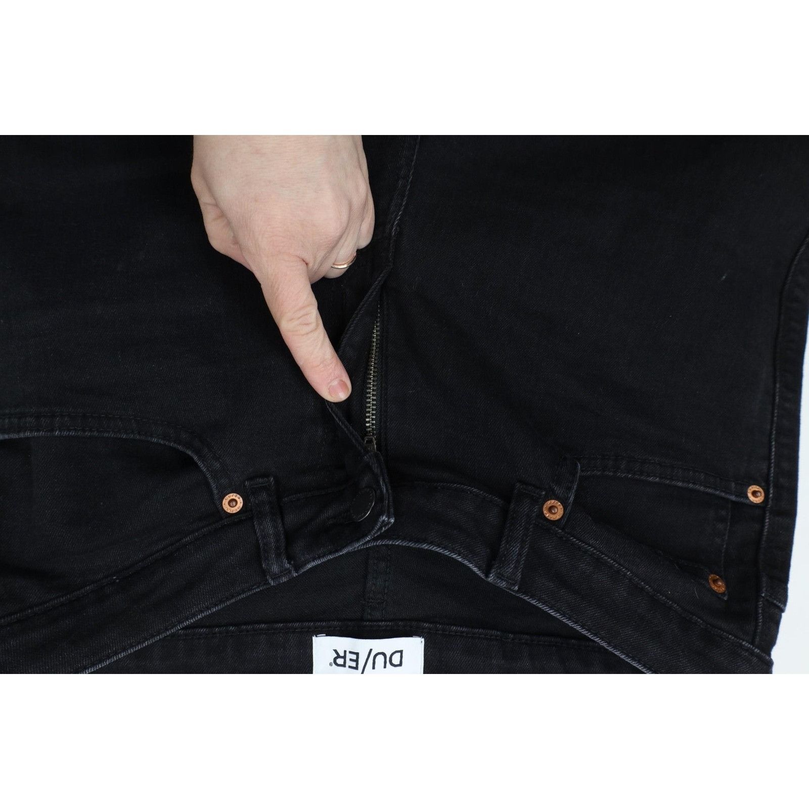 DUER DU/ER DUER Faded Denim Slim Straight Leg Jeans Size 29" - 8 Thumbnail