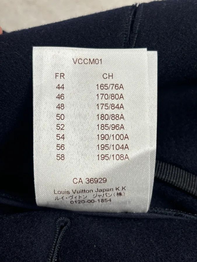 Louis Vuitton Louis Vuitton Navy Wool Double-Breasted Coat Size US M / EU 48-50 / 2 - 14 Thumbnail