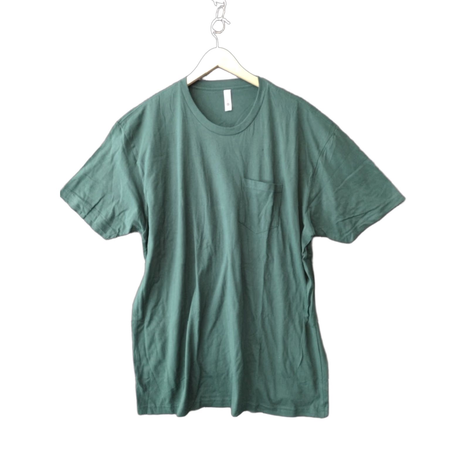 Next Level Next Level T-Shirt Pocket Crew Neck Men Green 2XL Size US XXL / EU 58 / 5 - 1 Thumbnail