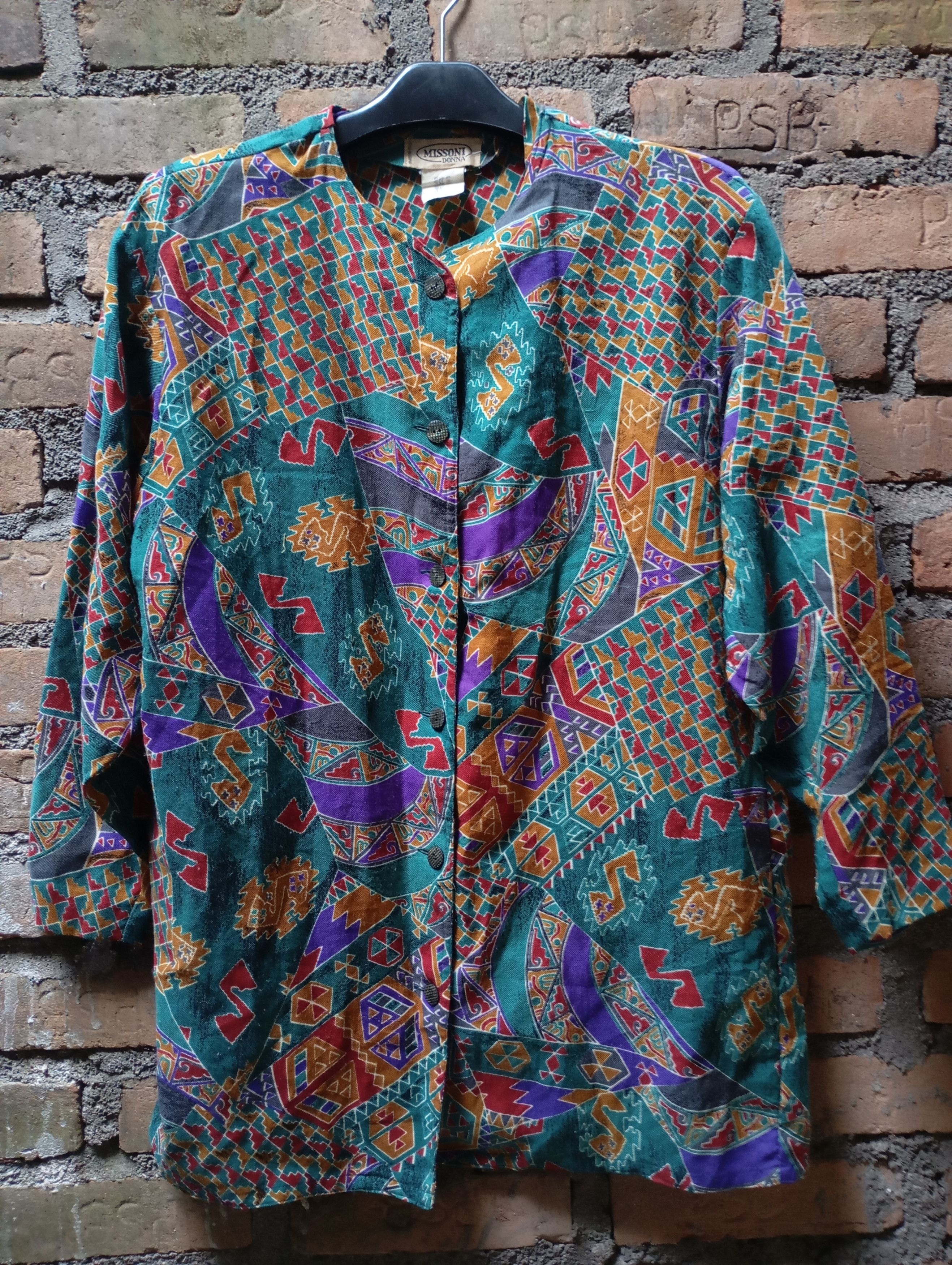 Missoni × Native Paisley Missoni Blouses Shirts Made in Italy Size L / US 10 / IT 46 - 1 Thumbnail