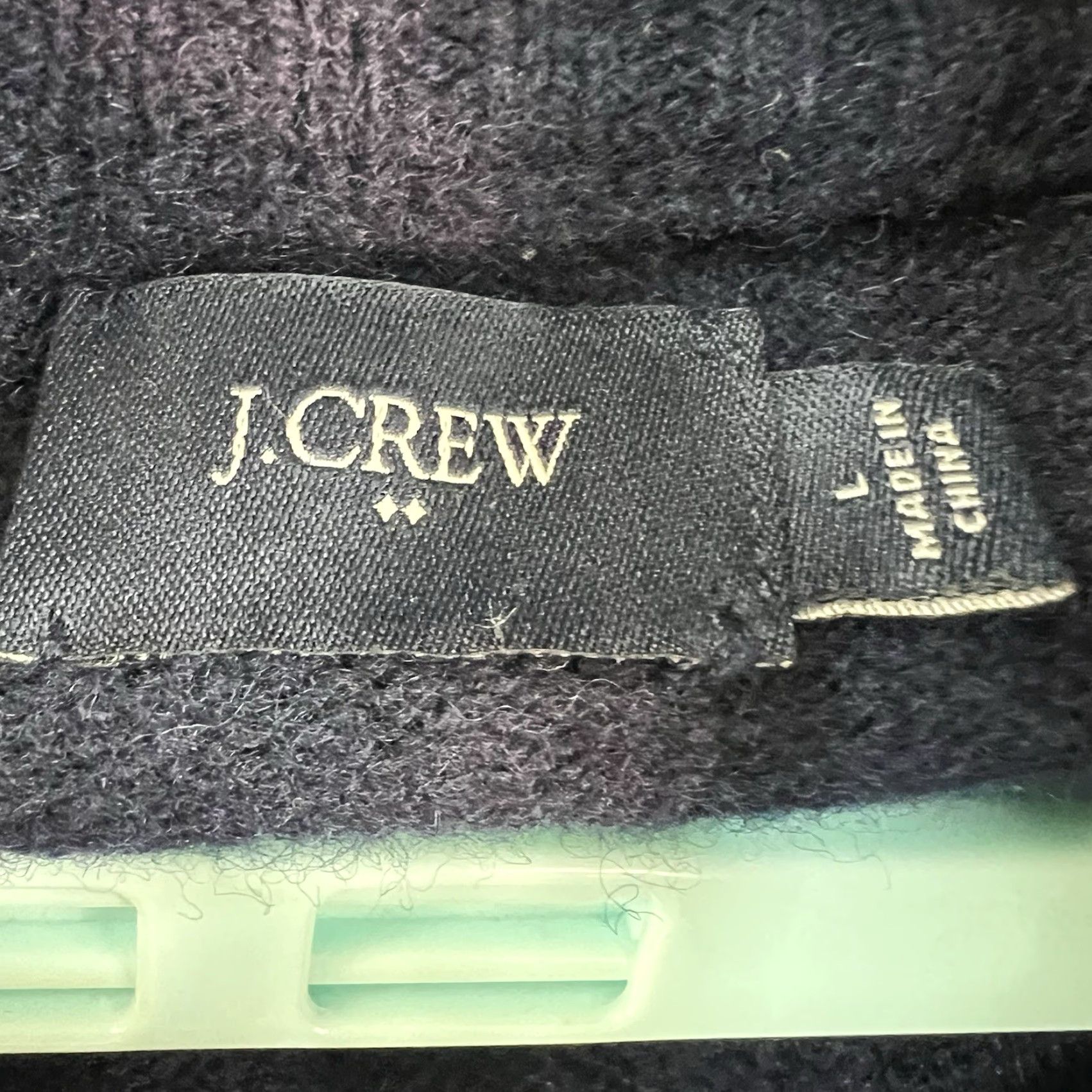 J.Crew J.CREW Knit Wool High Neck Pullover Sweater Mens Size L Blue Classic Preppy Size US L / EU 52-54 / 3 - 3 Thumbnail