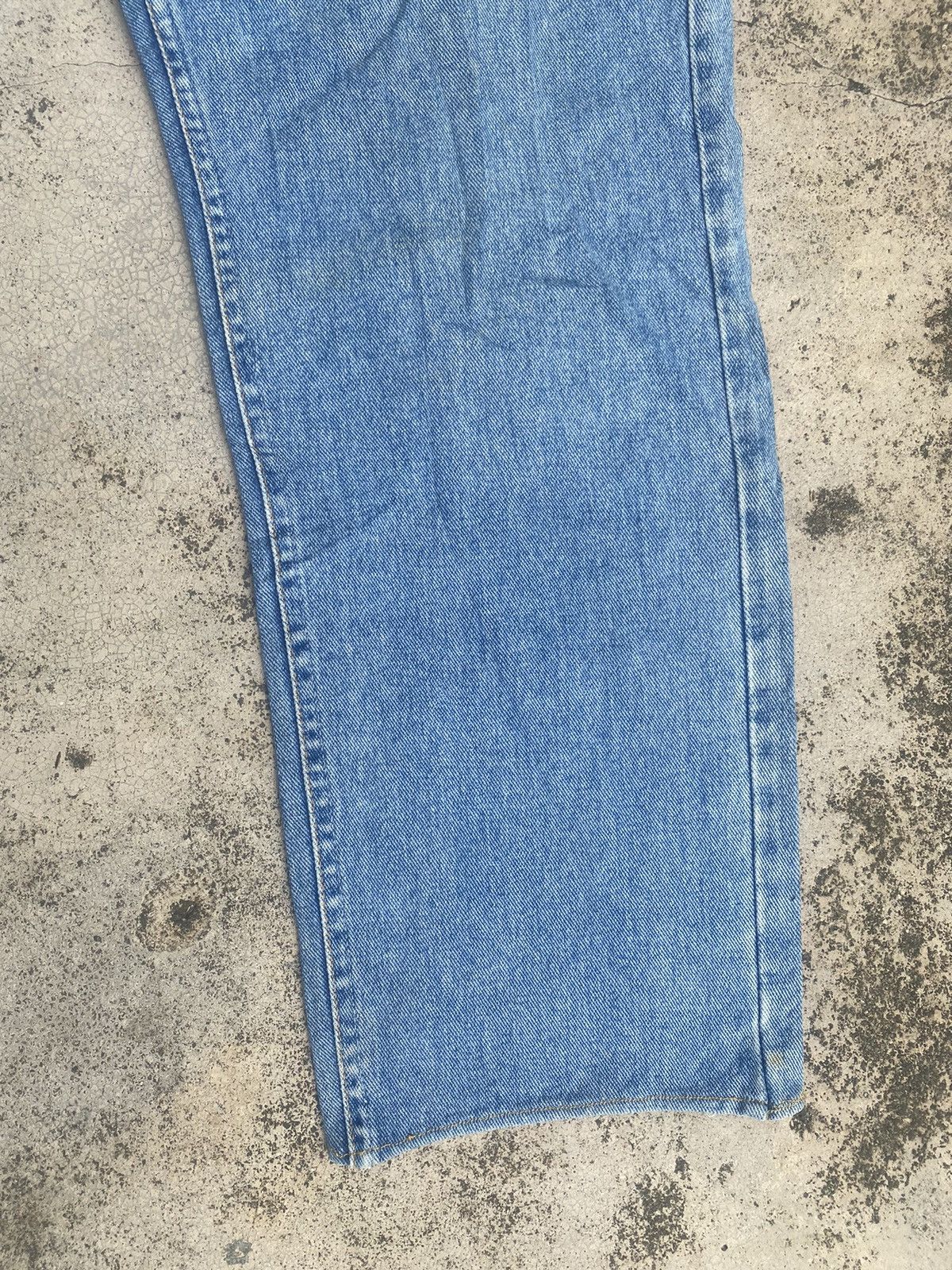 Burberry × Designer × Vintage Vintage Thomas Burberry Loose Wide Leg Jeans Size US 29 - 3 Thumbnail