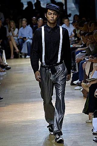Yohji Yamamoto Yohji Yamamoto SS2007 runway metallic trousers Size US 32 / EU 48 - 1 Thumbnail