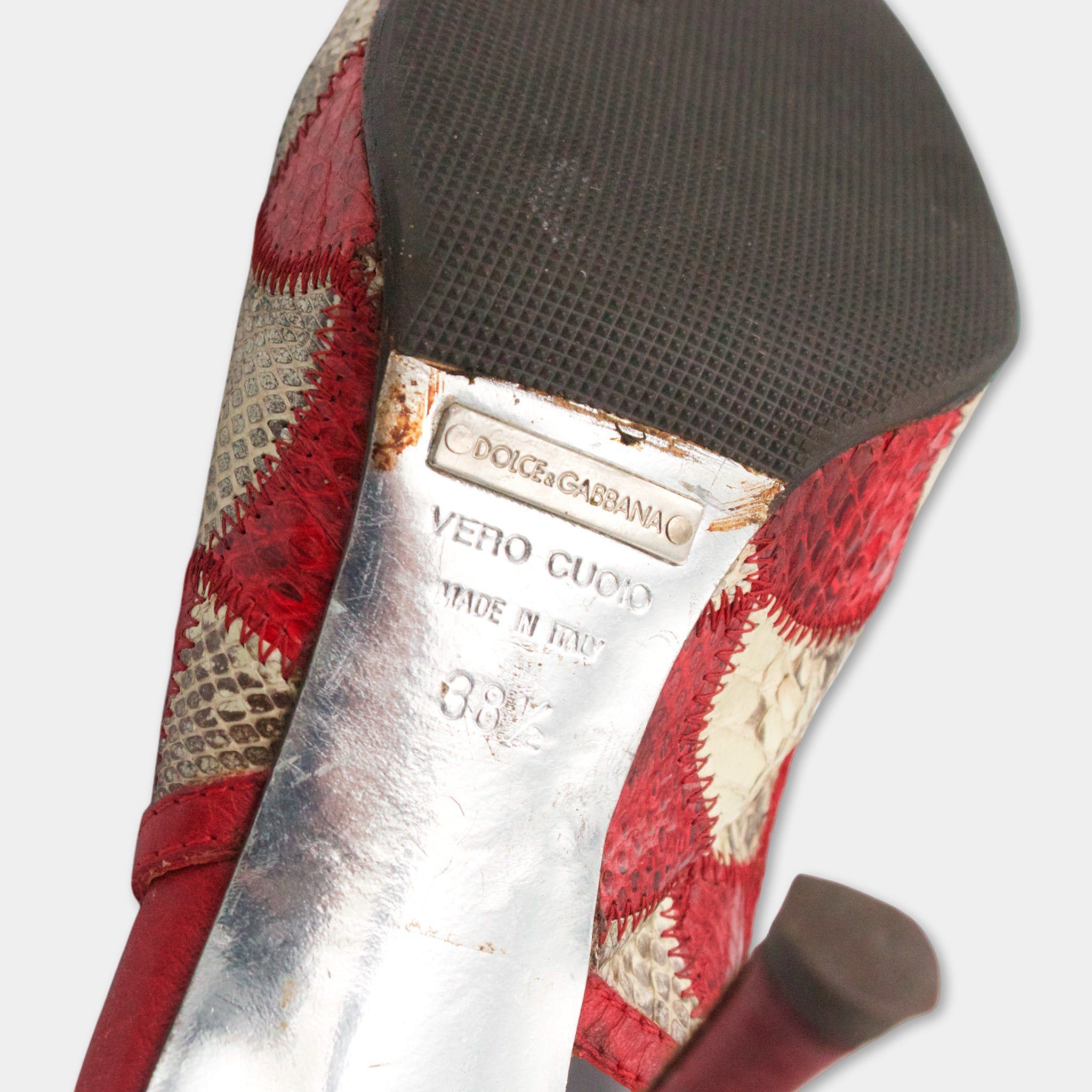 Dolce & Gabbana Dolce & Gabbana Checkered Heels Size US 8.5 / IT 38.5 - 6 Thumbnail