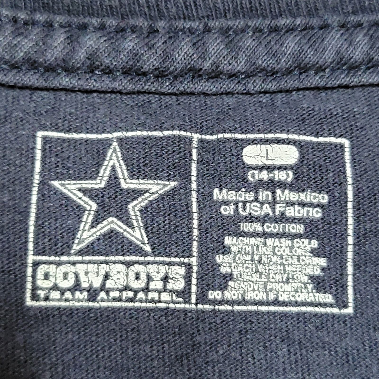 Other Cowboys Team Apparel Unisex Tee "Cowboys Stadium" -Lg(14-16) Size US L / EU 52-54 / 3 - 5 Thumbnail