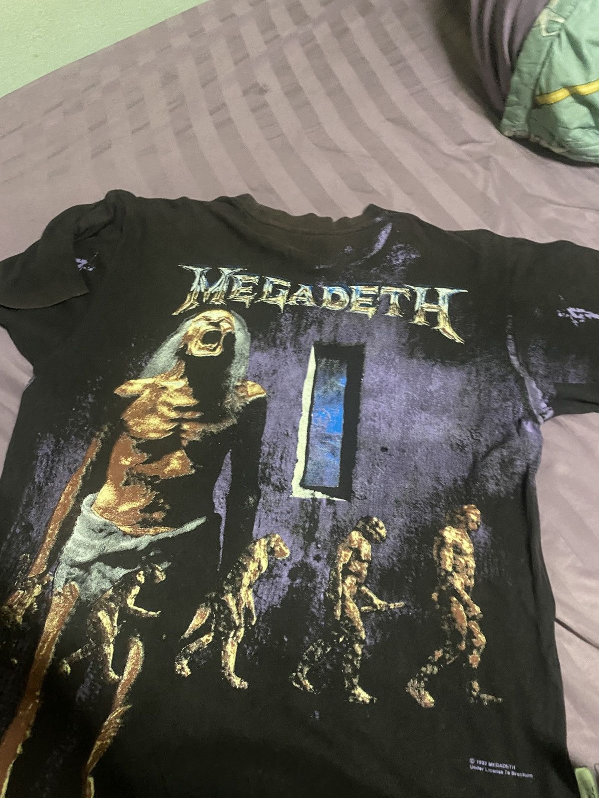 Megadeth Vintage 1992 Megadeth XL Band T-Shirt Rare Size US XL / EU 56 / 4 - 5 Thumbnail