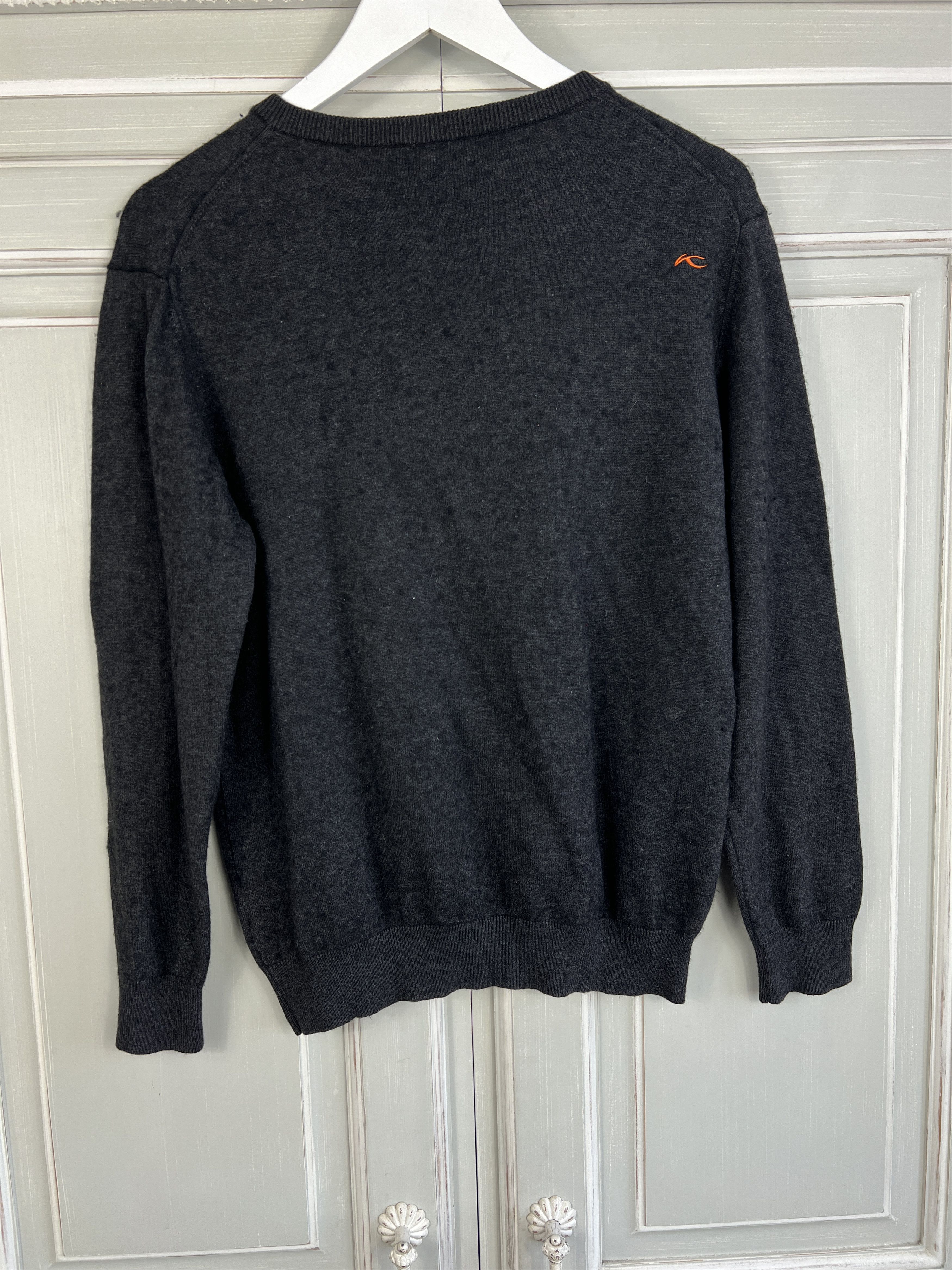 KJUS × Omega KJUS OMEGA CRANS MONTANA V NECK LANA SWEATER GRAY Size US M / EU 48-50 / 2 - 5 Thumbnail