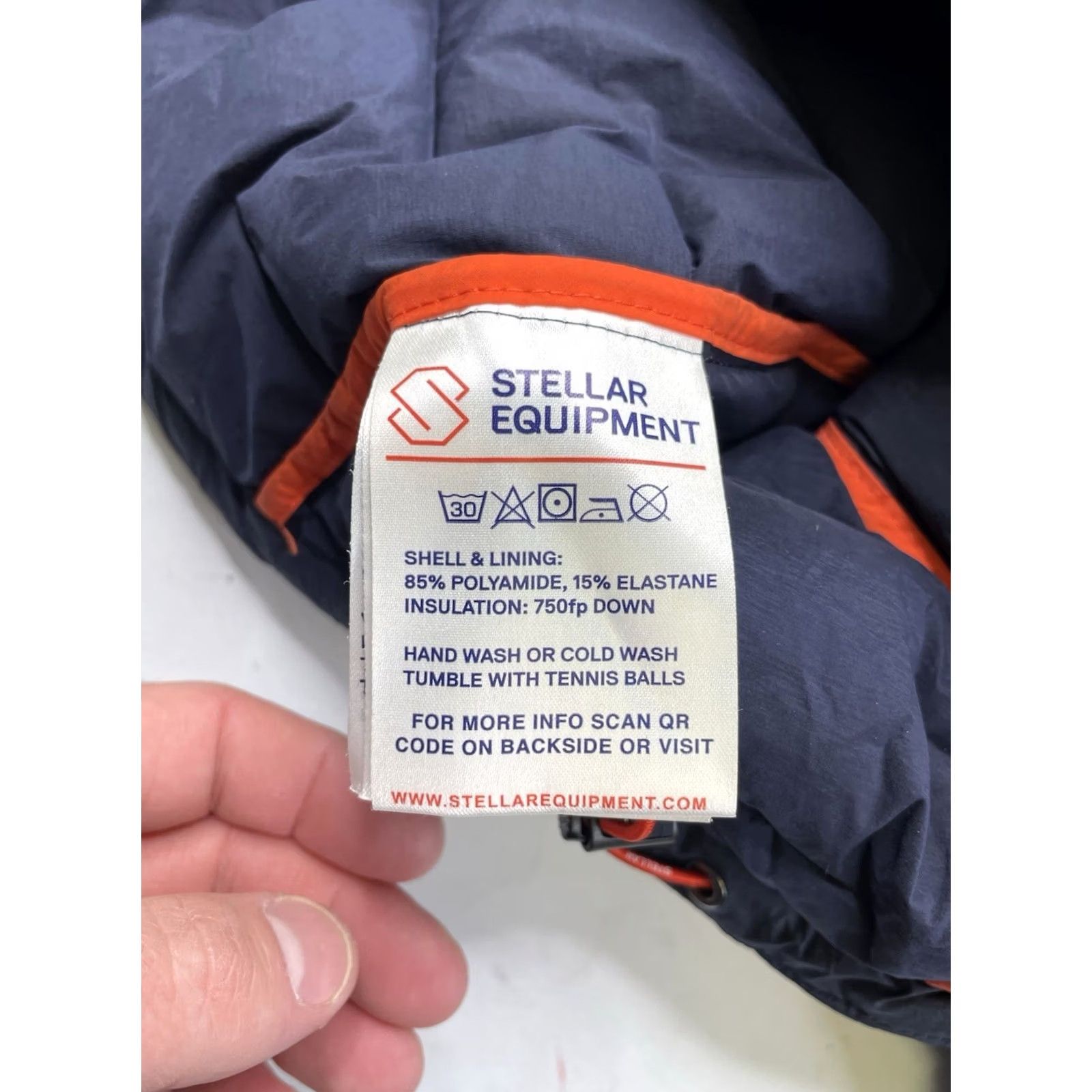 Vintage Stellar Equipment Down Puffer Jacket Mens S Navy Blue 750 Fill Zip Pockets Water Resistant Wind-Resistant Size US S / EU 44-46 / 1 - 5 Thumbnail