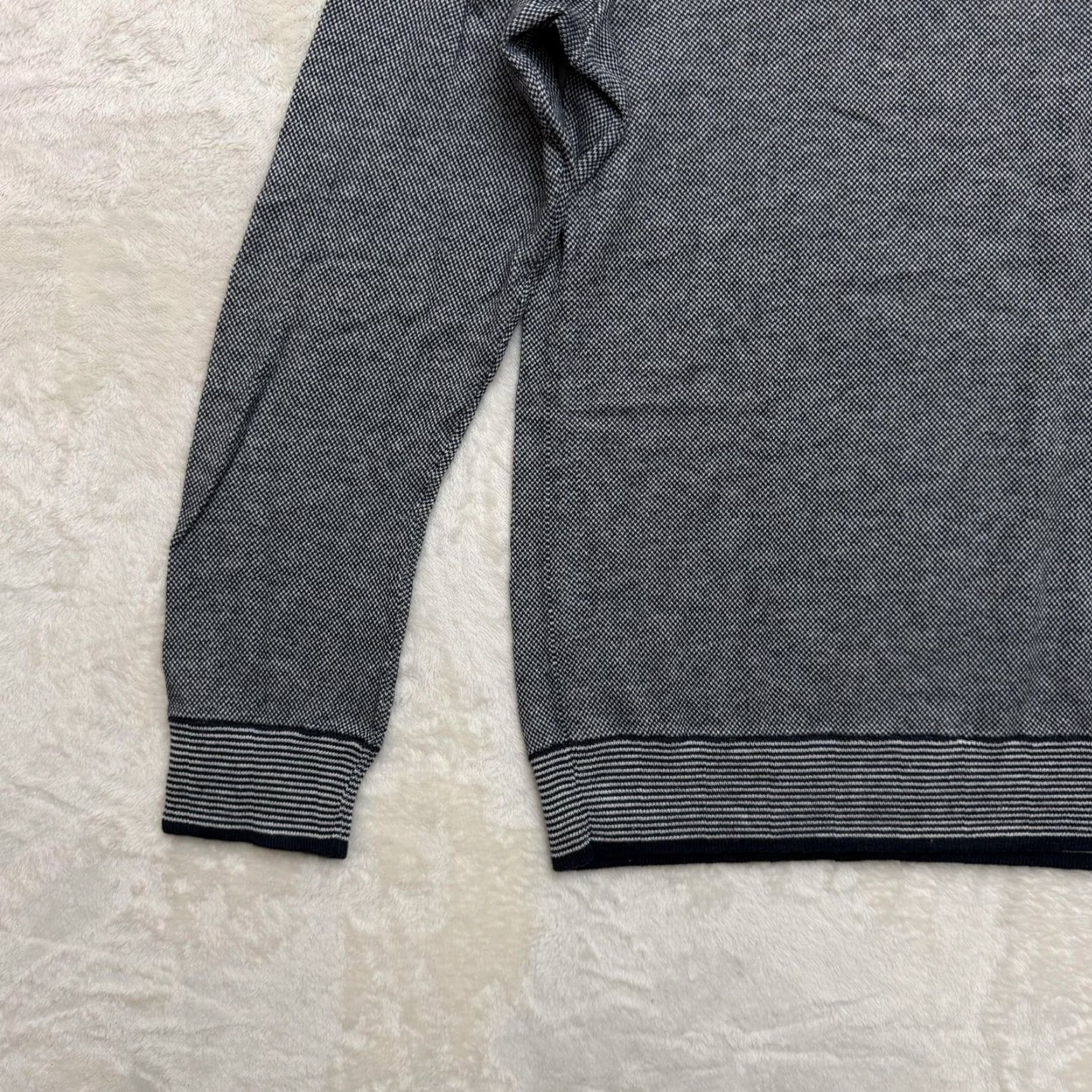 Express Express Sweater Hoodie Mens XL Gray 100% Cotton Knit Pullover Size US XL / EU 56 / 4 - 7 Thumbnail