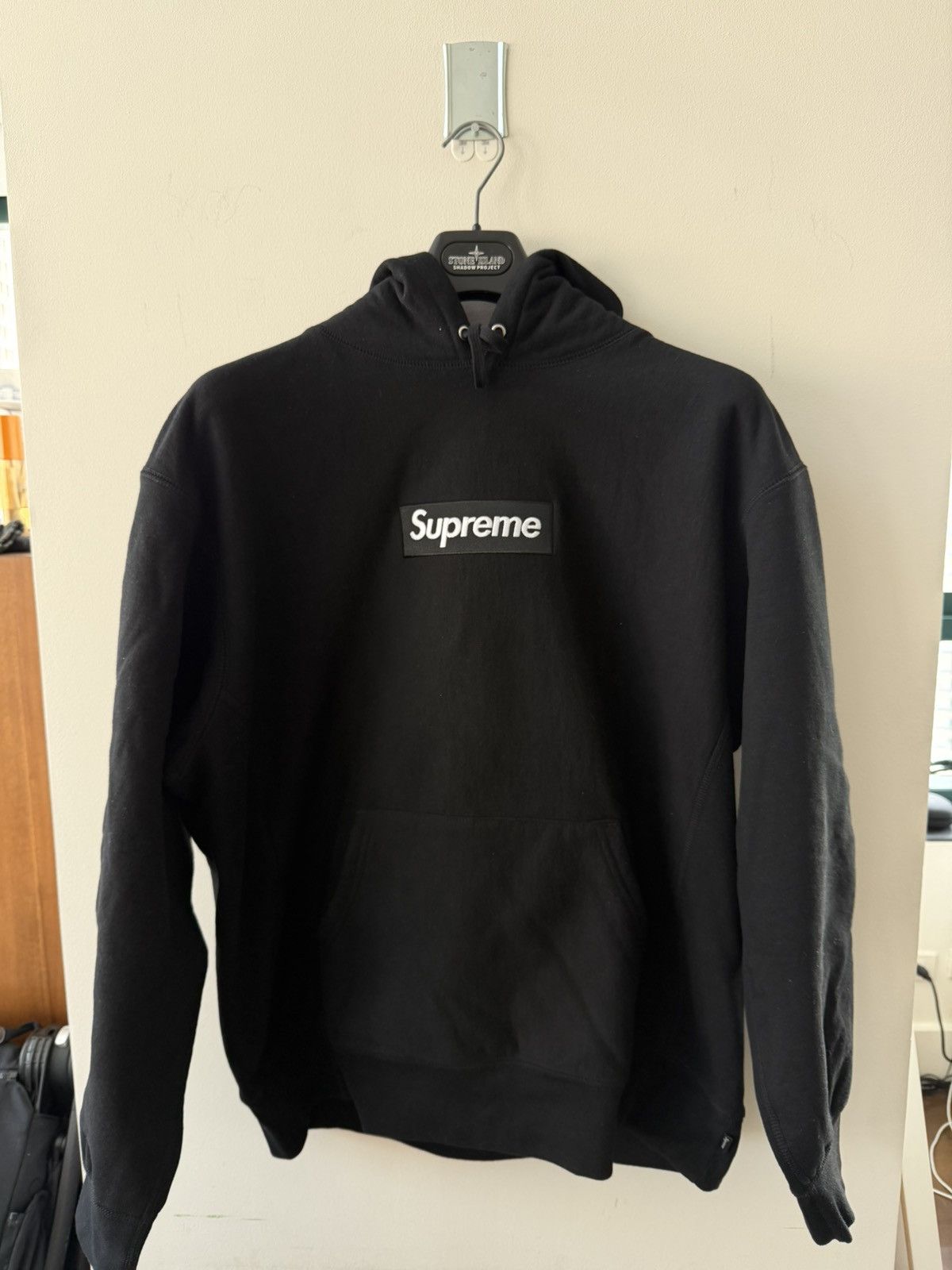 Supreme Supreme Box Logo Hoodie — Black (FW21) Size US L / EU 52-54 / 3 - 1 Thumbnail