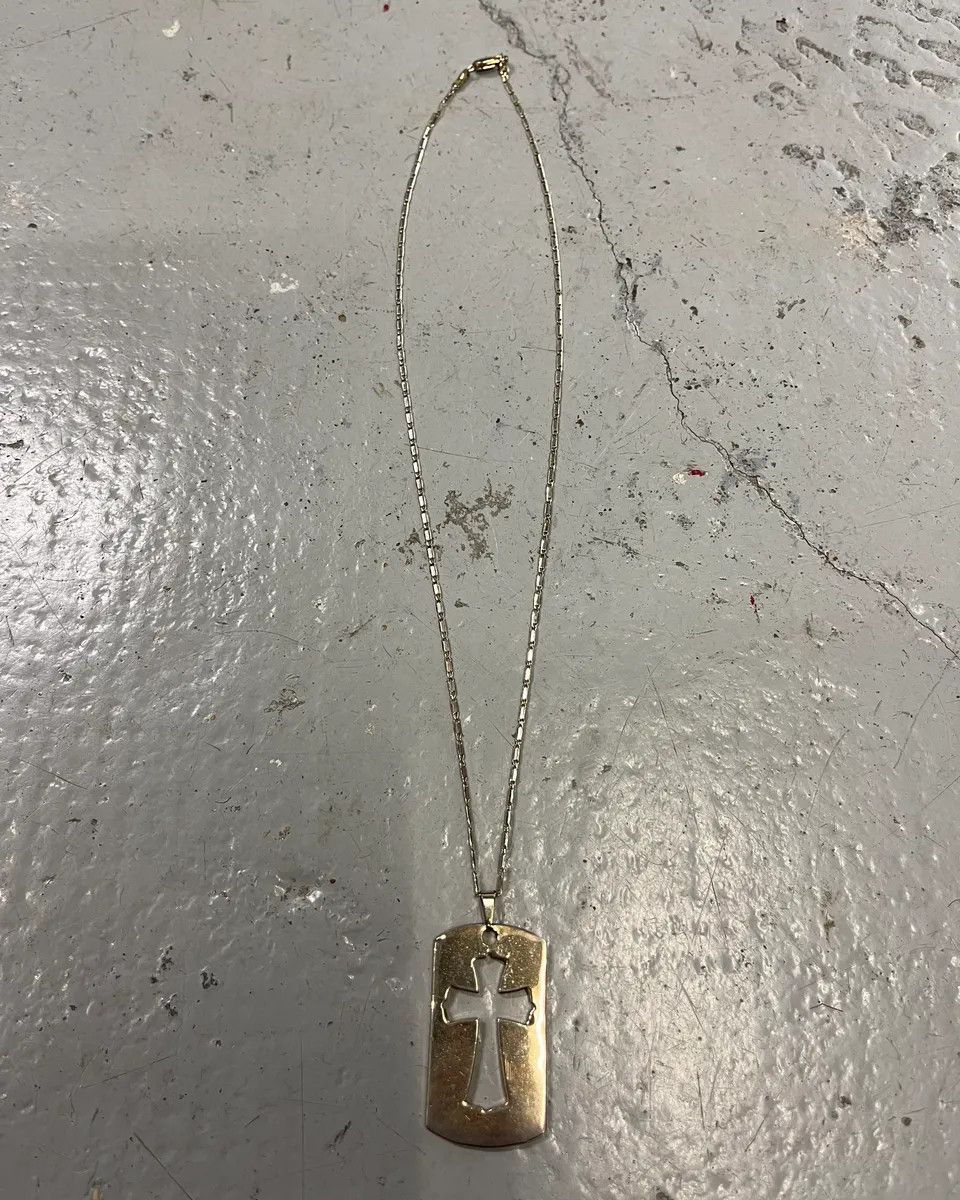 Dolce & Gabbana SS2003 Dolce & Gabbana Metal Cross Pendant Necklace Size ONE SIZE - 7 Thumbnail