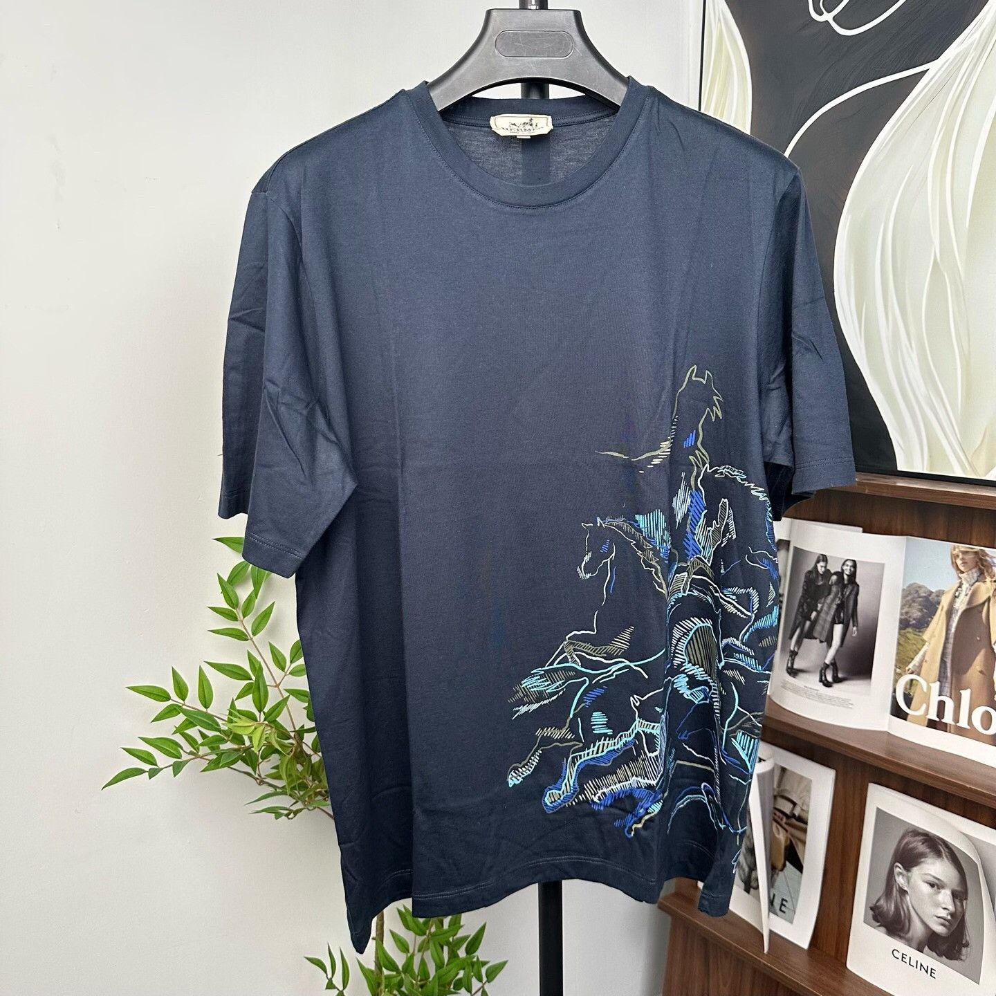 Hermes Hermes Retro Printed T-Shirt l Men Size US L / EU 52-54 / 3 - 1 Thumbnail