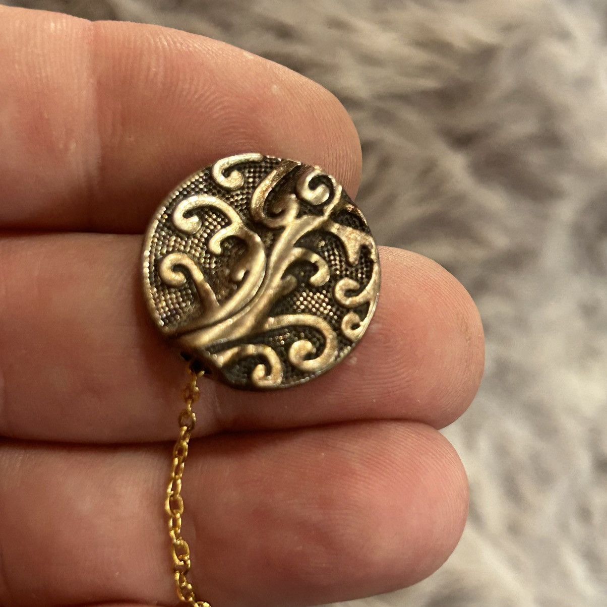 Handmade Handcrafted vintage filigree slider pendant necklace Size ONE SIZE - 6 Thumbnail