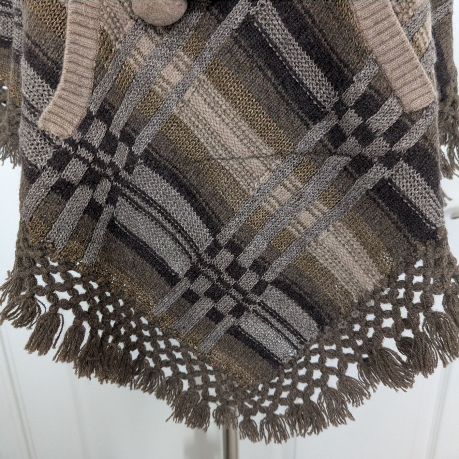 Ralph Lauren NEW RRL Ralph Ralph Lauren Plaid Jacquard Poncho Womens Size Size S / US 4 / IT 40 - 3 Thumbnail